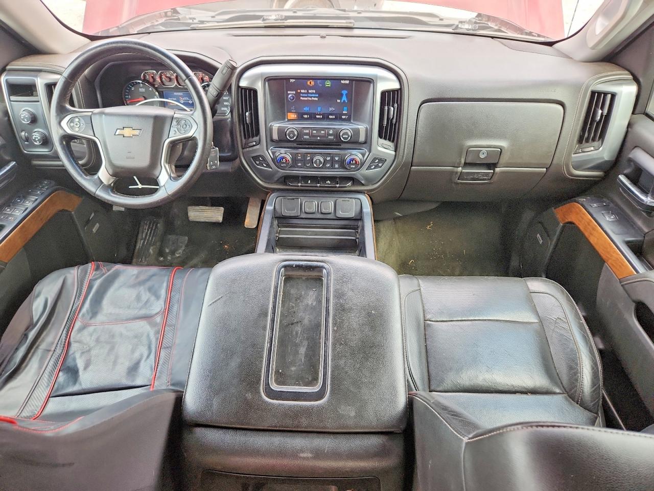 2014 Chevrolet Silverado K1500 Ltz Red vin: 3GCUKSEC7EG309087