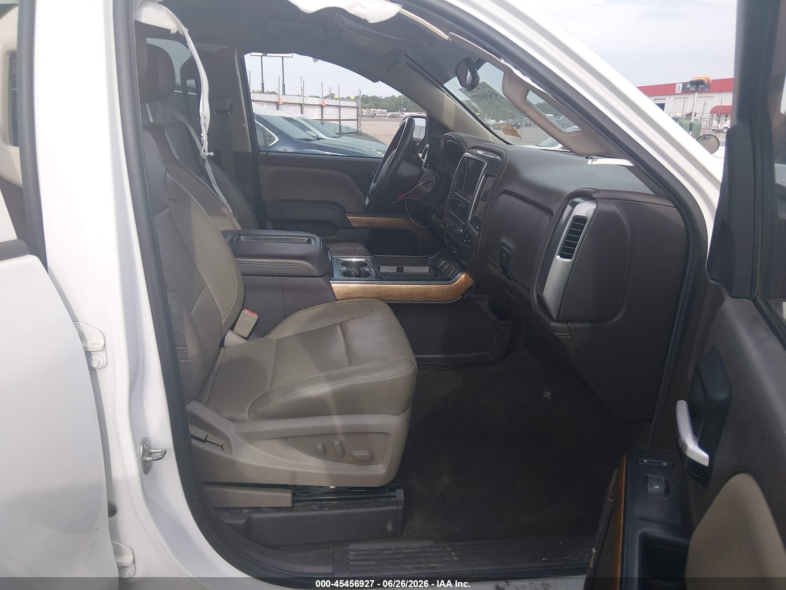 2014 Chevrolet Silverado 1500 Ltz White vin: 3GCUKSEC7EG320140