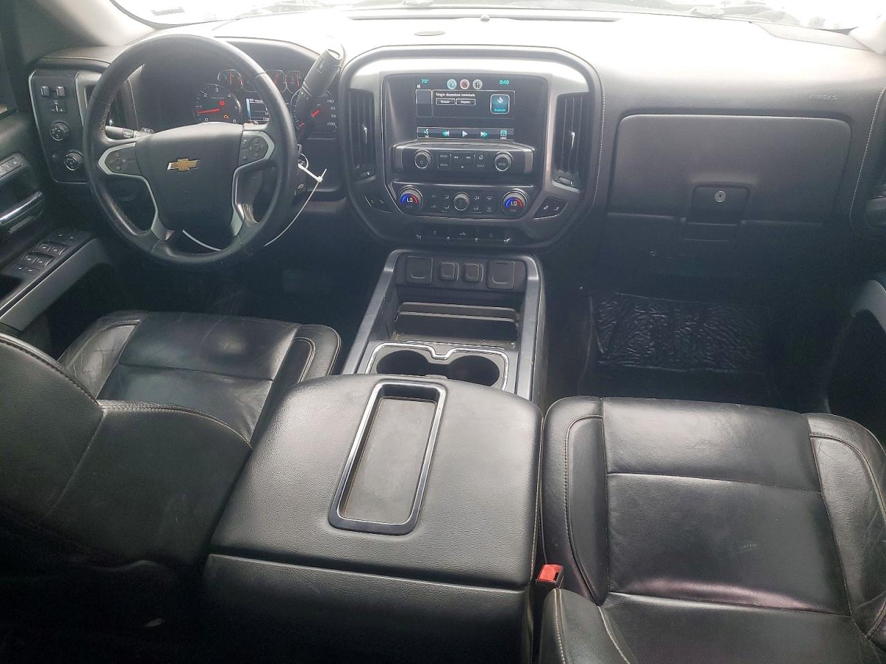 2014 Chevrolet Silverado K1500 Ltz Silver vin: 3GCUKSEC7EG335155