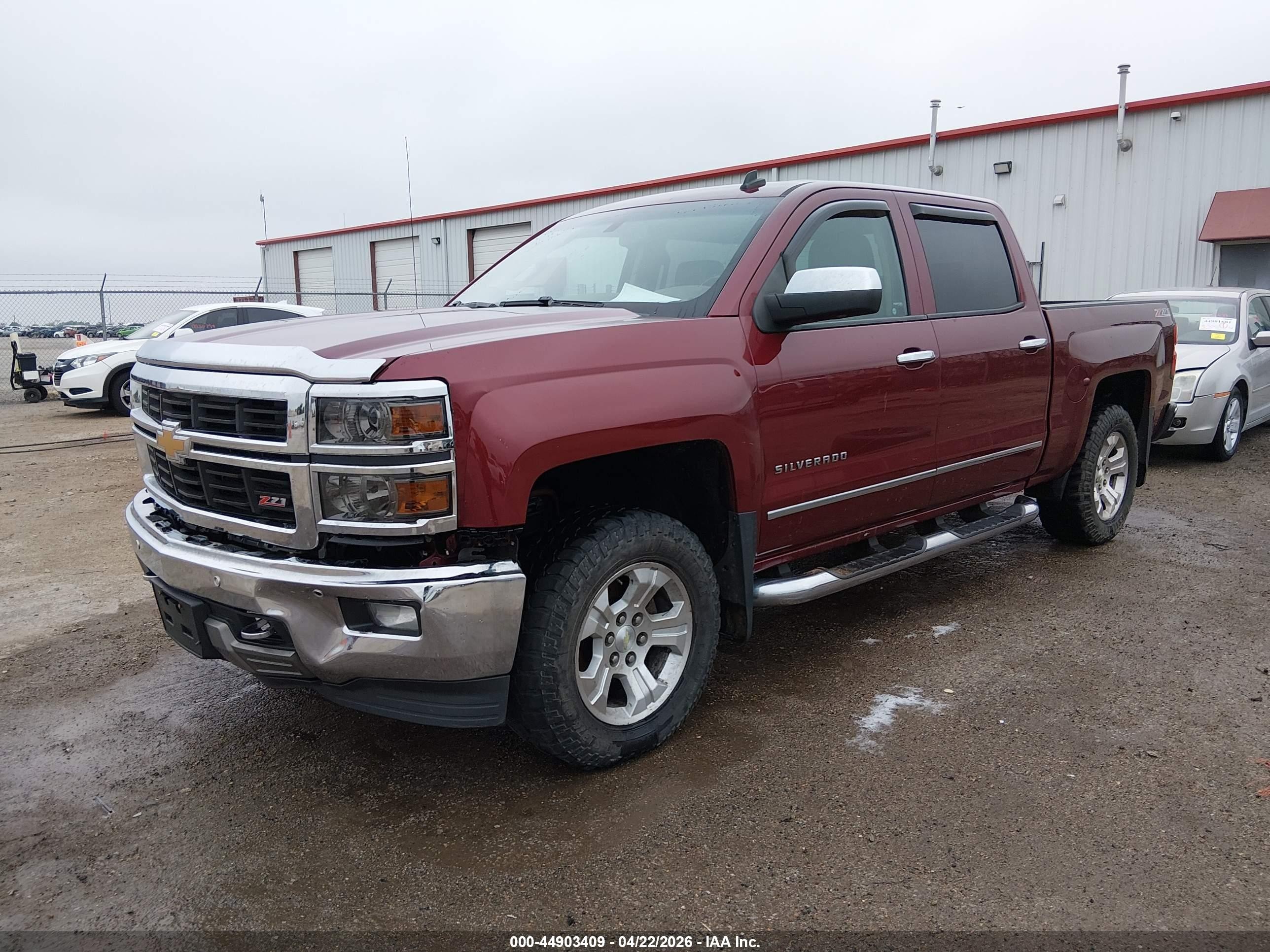 2014 Chevrolet Silverado 1500 2lz Темно-бордовый vin: 3GCUKSEC7EG351260