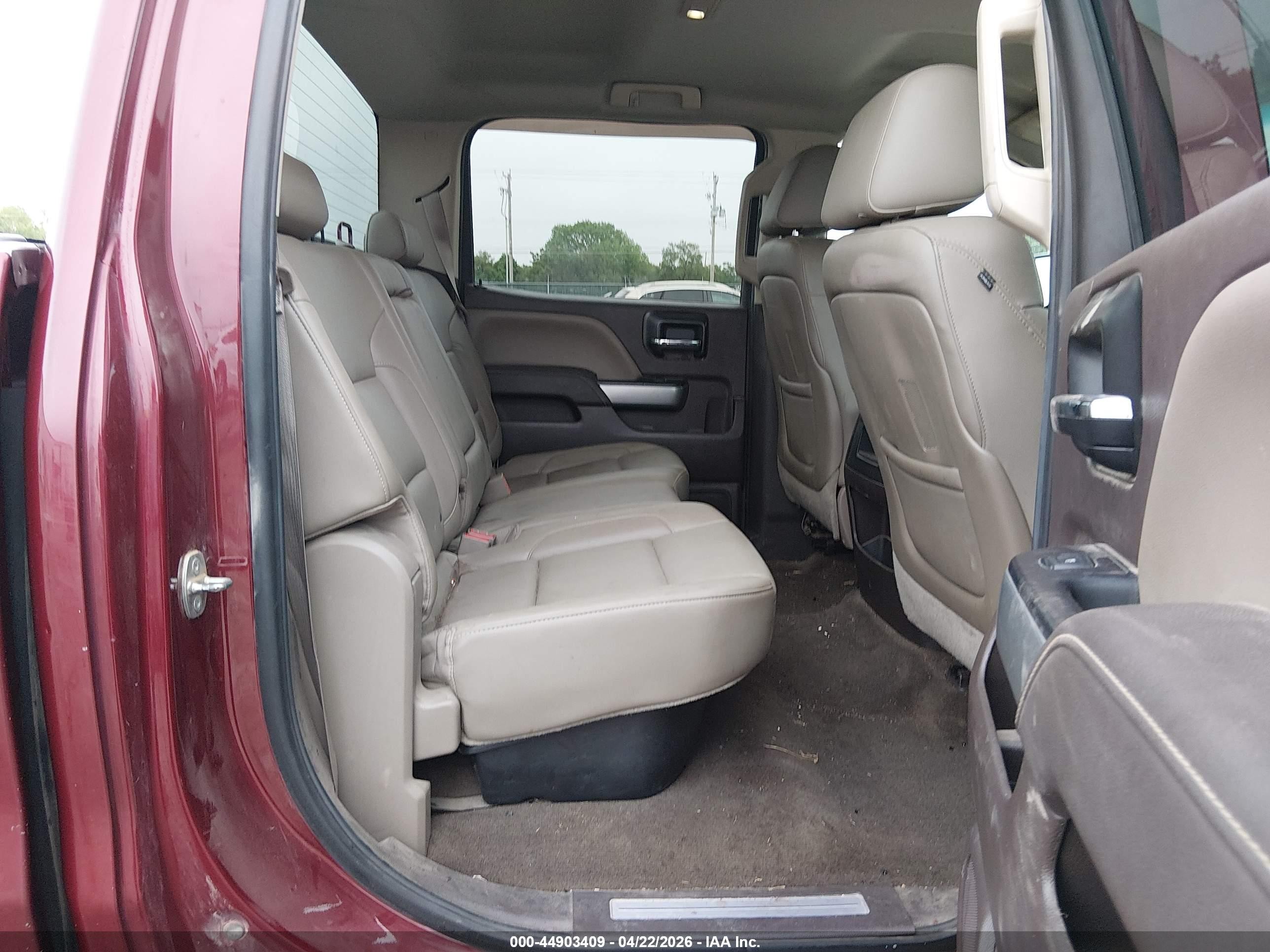 2014 Chevrolet Silverado 1500 2lz Темно-бордовый vin: 3GCUKSEC7EG351260
