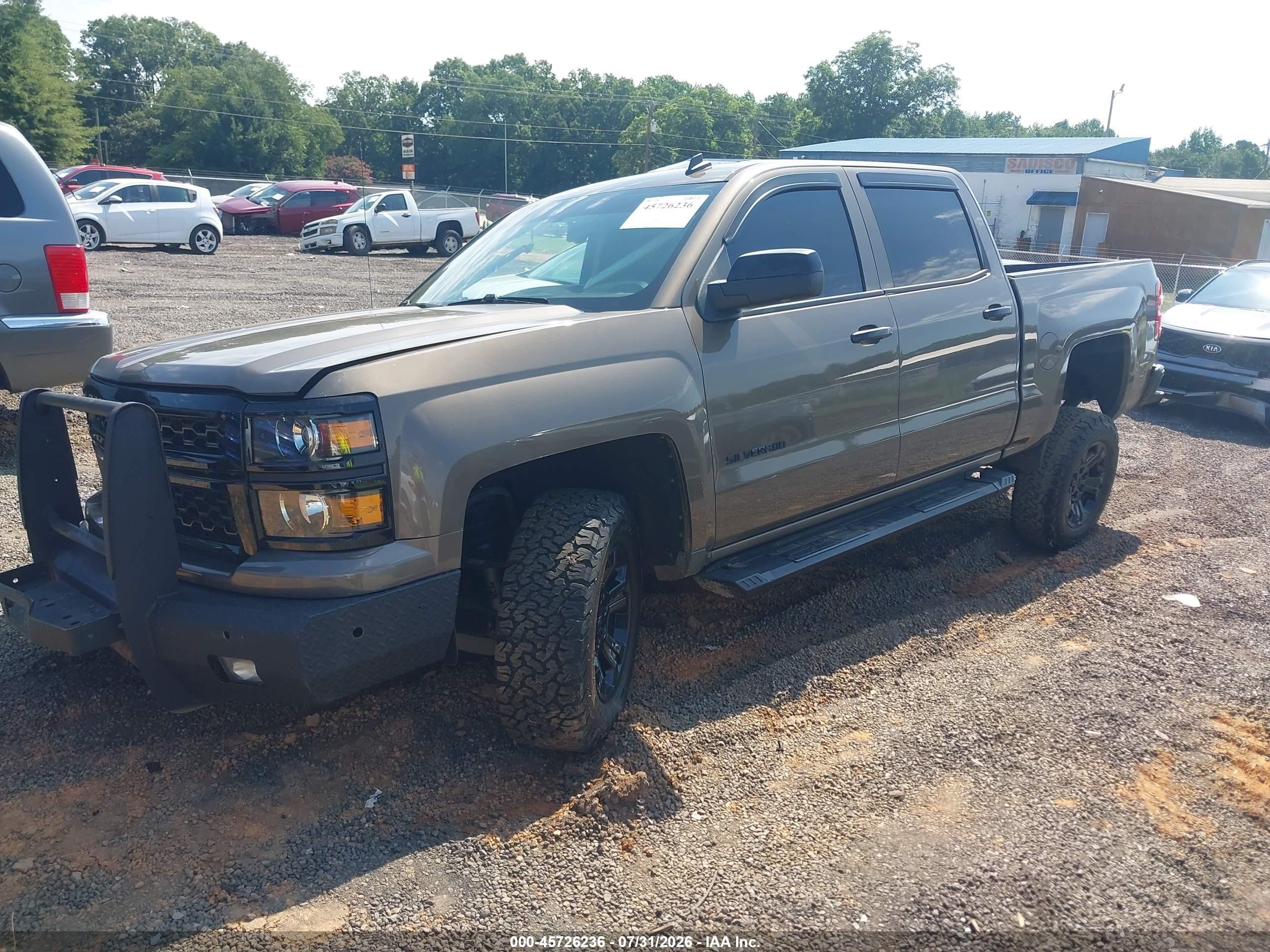 2014 Chevrolet Silverado 1500 Ltz Коричневый vin: 3GCUKSEC7EG375932