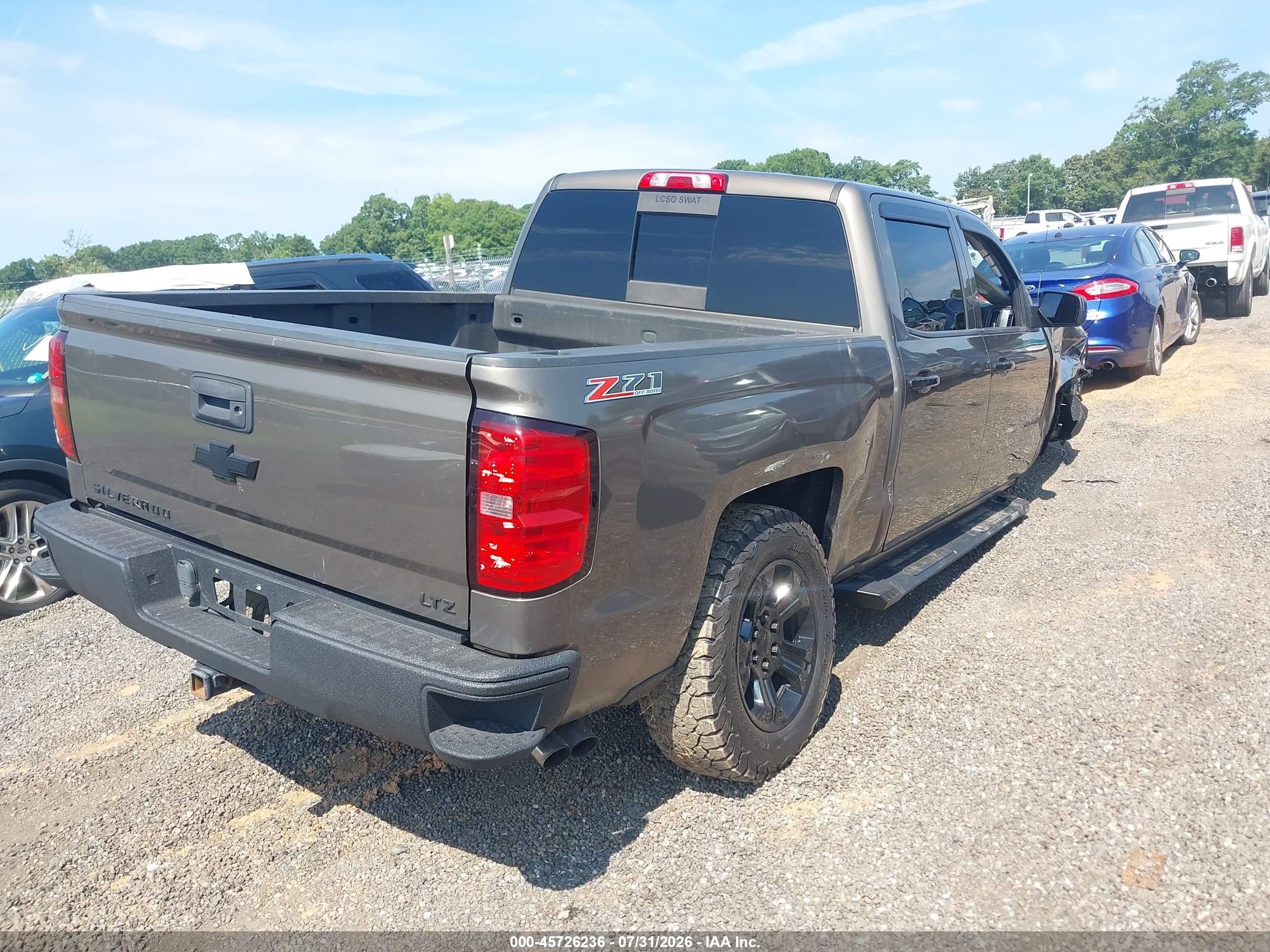 2014 Chevrolet Silverado 1500 Ltz Коричневый vin: 3GCUKSEC7EG375932