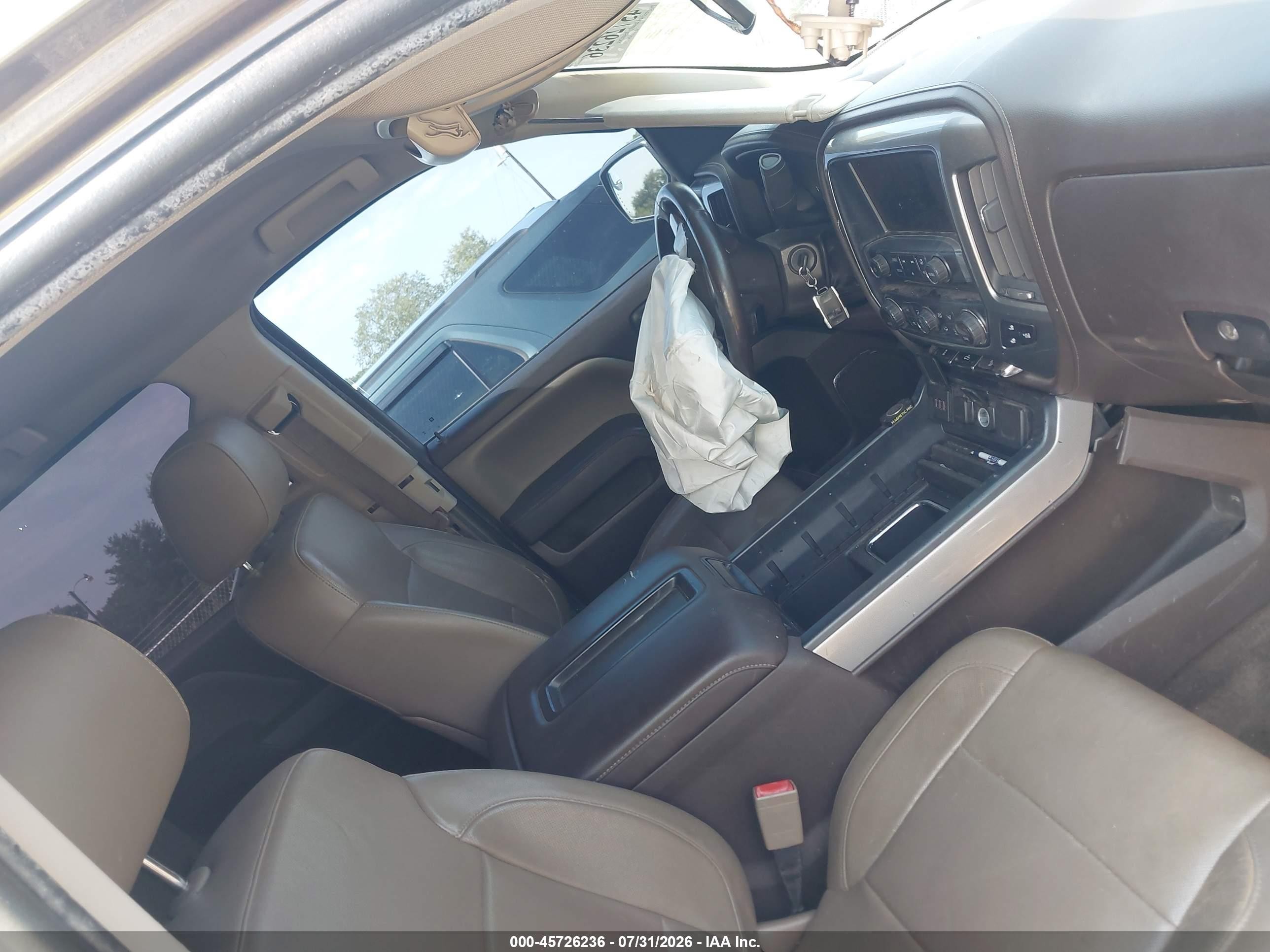 2014 Chevrolet Silverado 1500 Ltz Коричневый vin: 3GCUKSEC7EG375932
