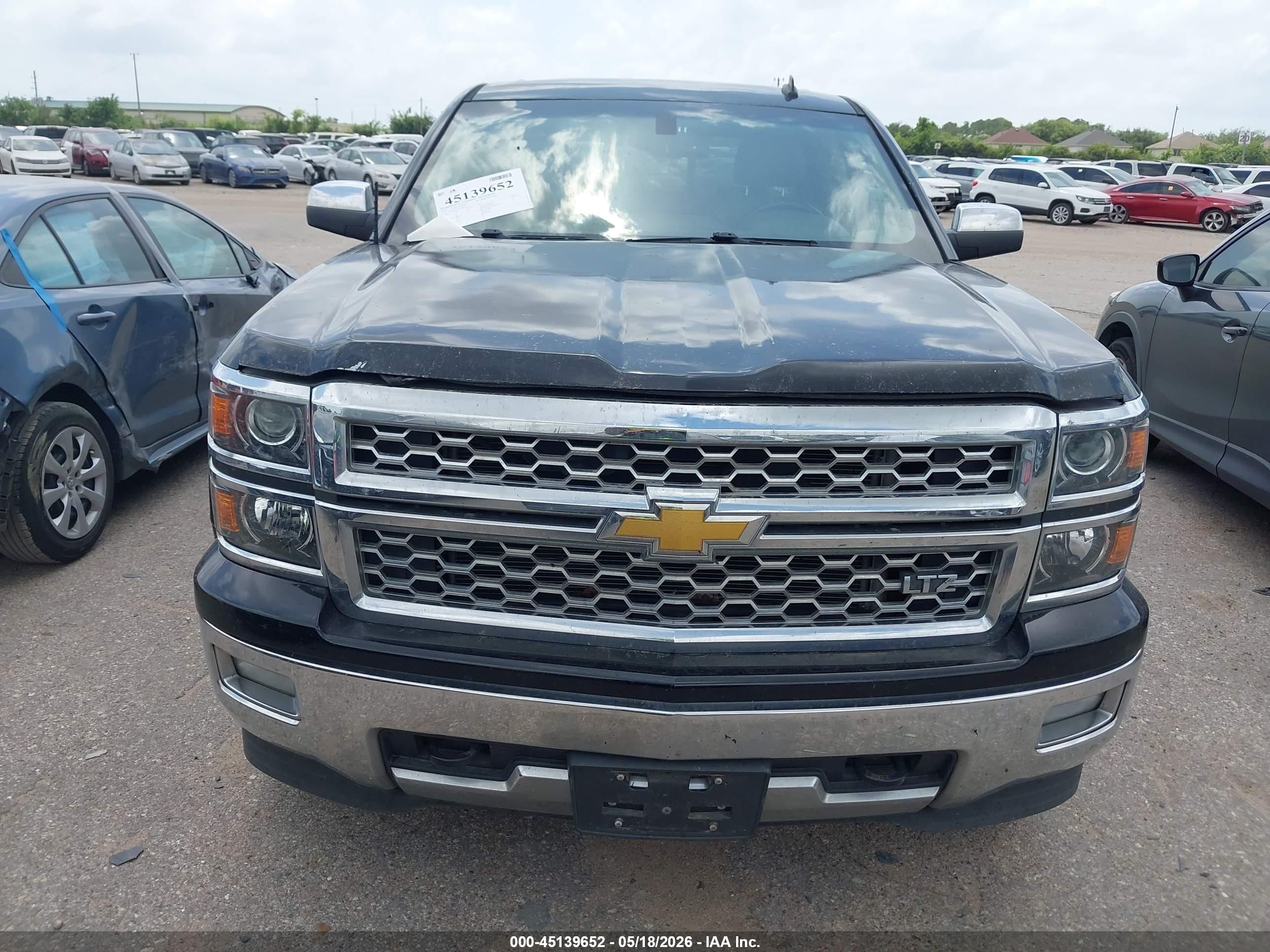 2014 Chevrolet Silverado 1500 1lz Black vin: 3GCUKSEC7EG398935
