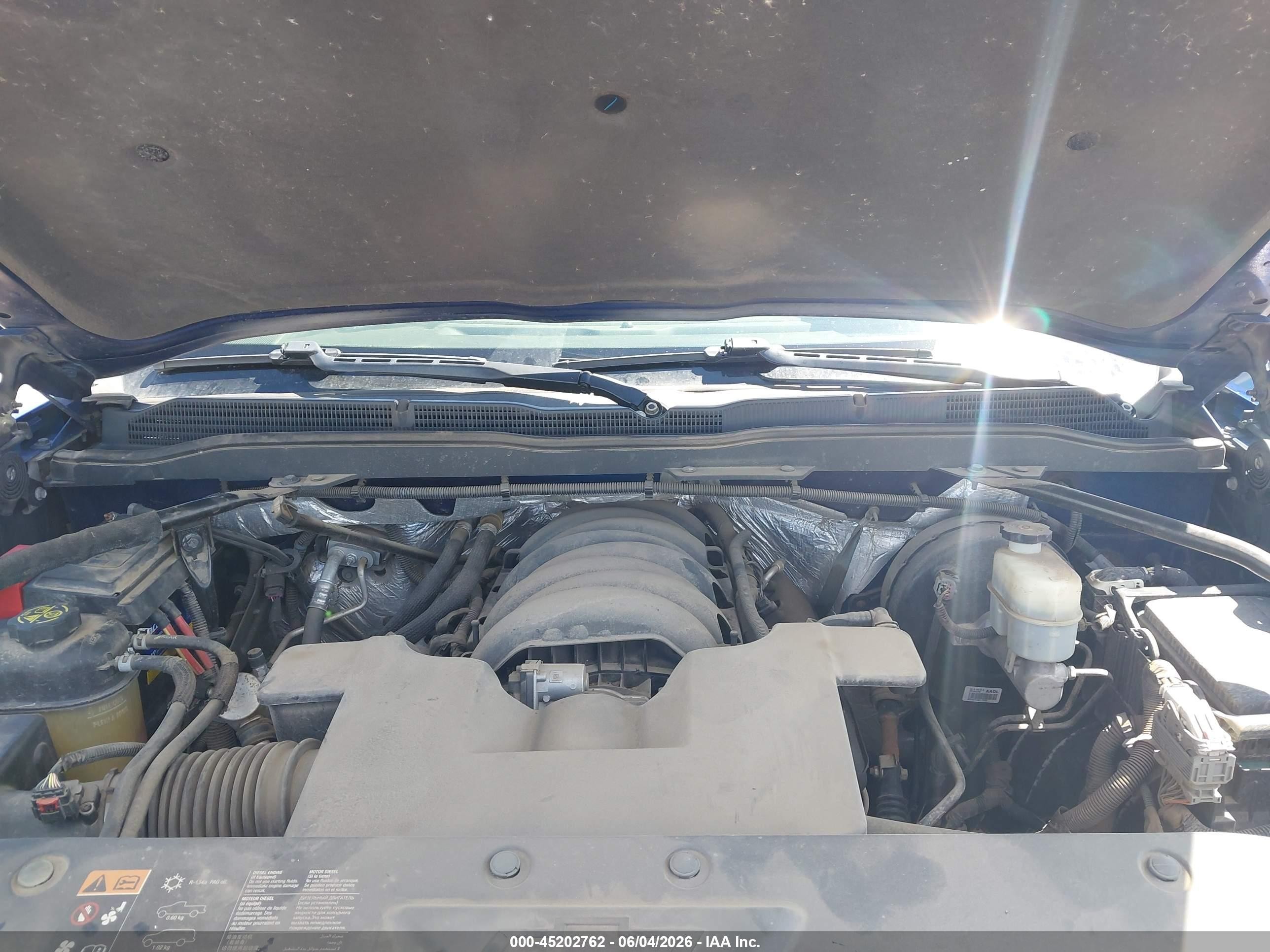 2014 Chevrolet Silverado 1500 2lz Blue vin: 3GCUKSEC7EG452427