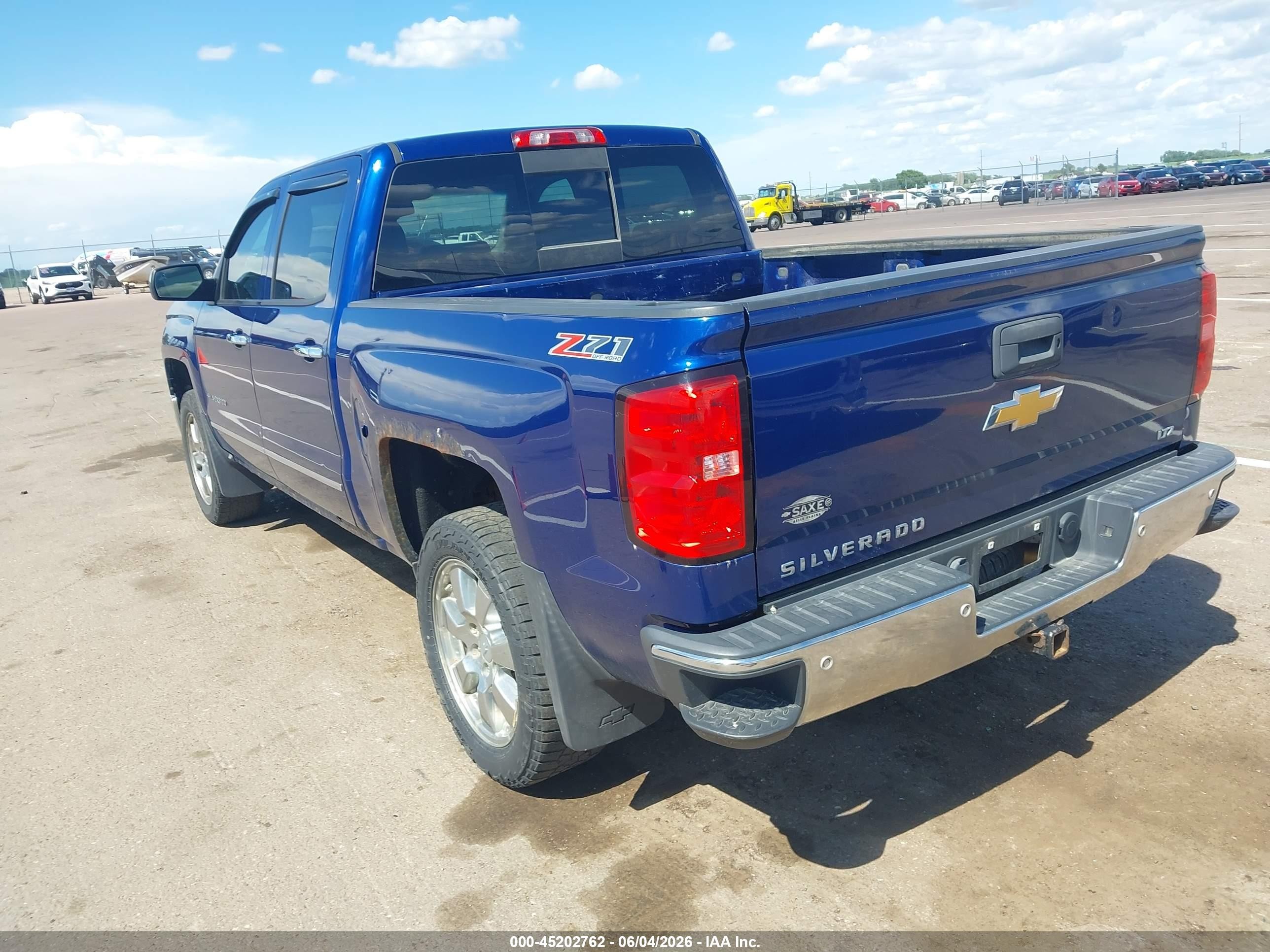 2014 Chevrolet Silverado 1500 2lz Blue vin: 3GCUKSEC7EG452427