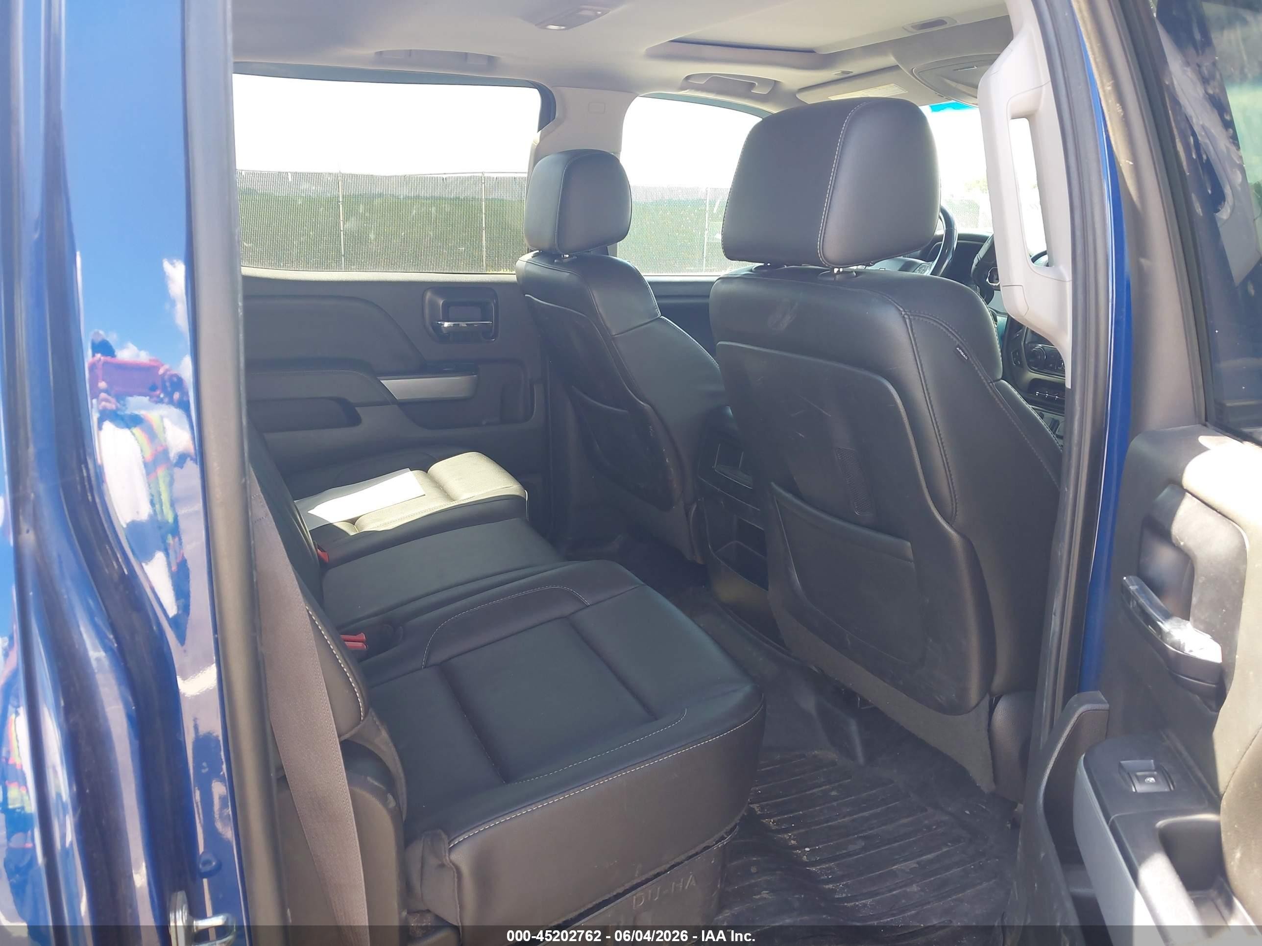 2014 Chevrolet Silverado 1500 2lz Blue vin: 3GCUKSEC7EG452427
