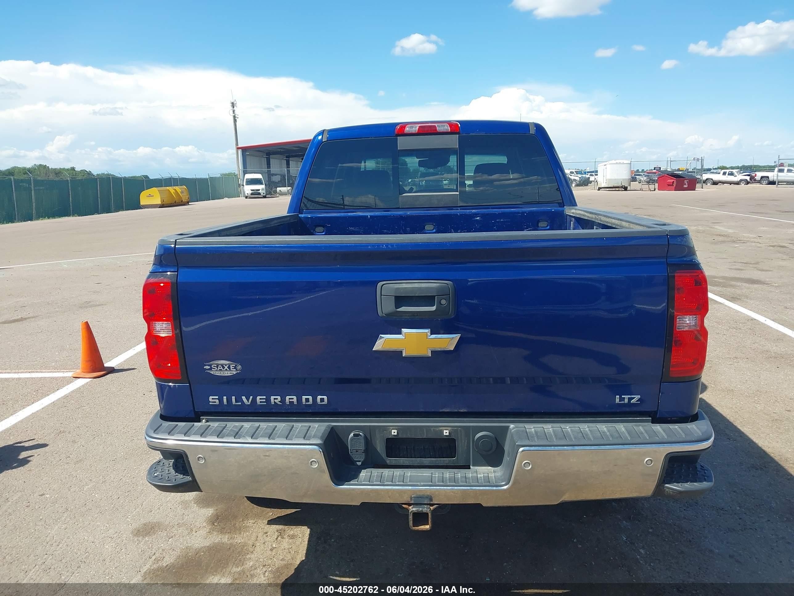 2014 Chevrolet Silverado 1500 2lz Blue vin: 3GCUKSEC7EG452427