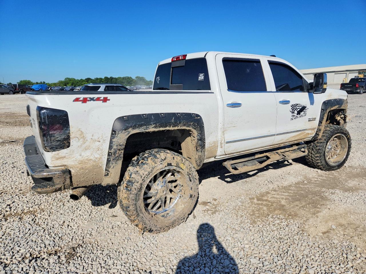 2015 Chevrolet Silverado K1500 Ltz White vin: 3GCUKSEC7FG285116