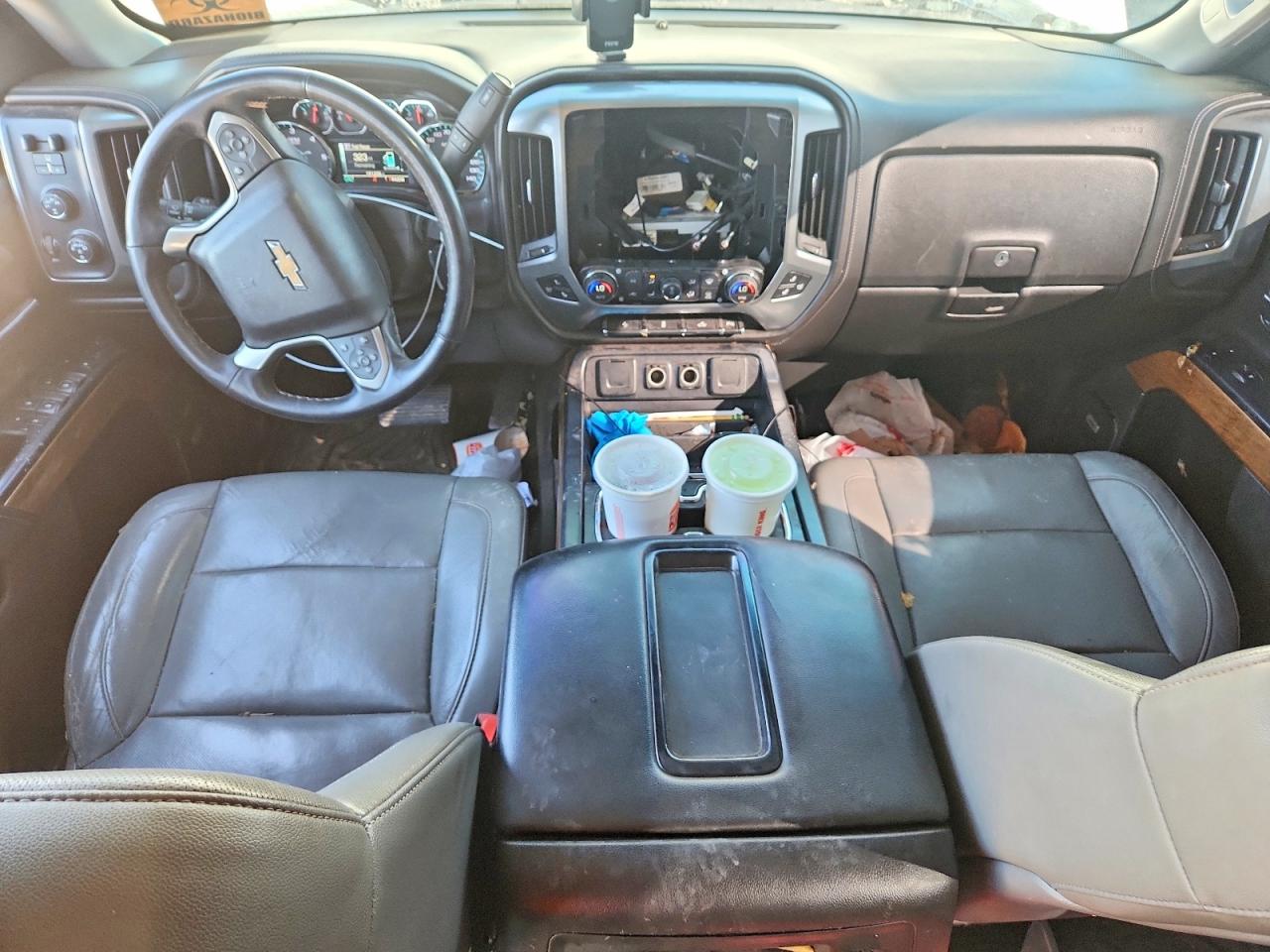 2015 Chevrolet Silverado K1500 Ltz White vin: 3GCUKSEC7FG285116