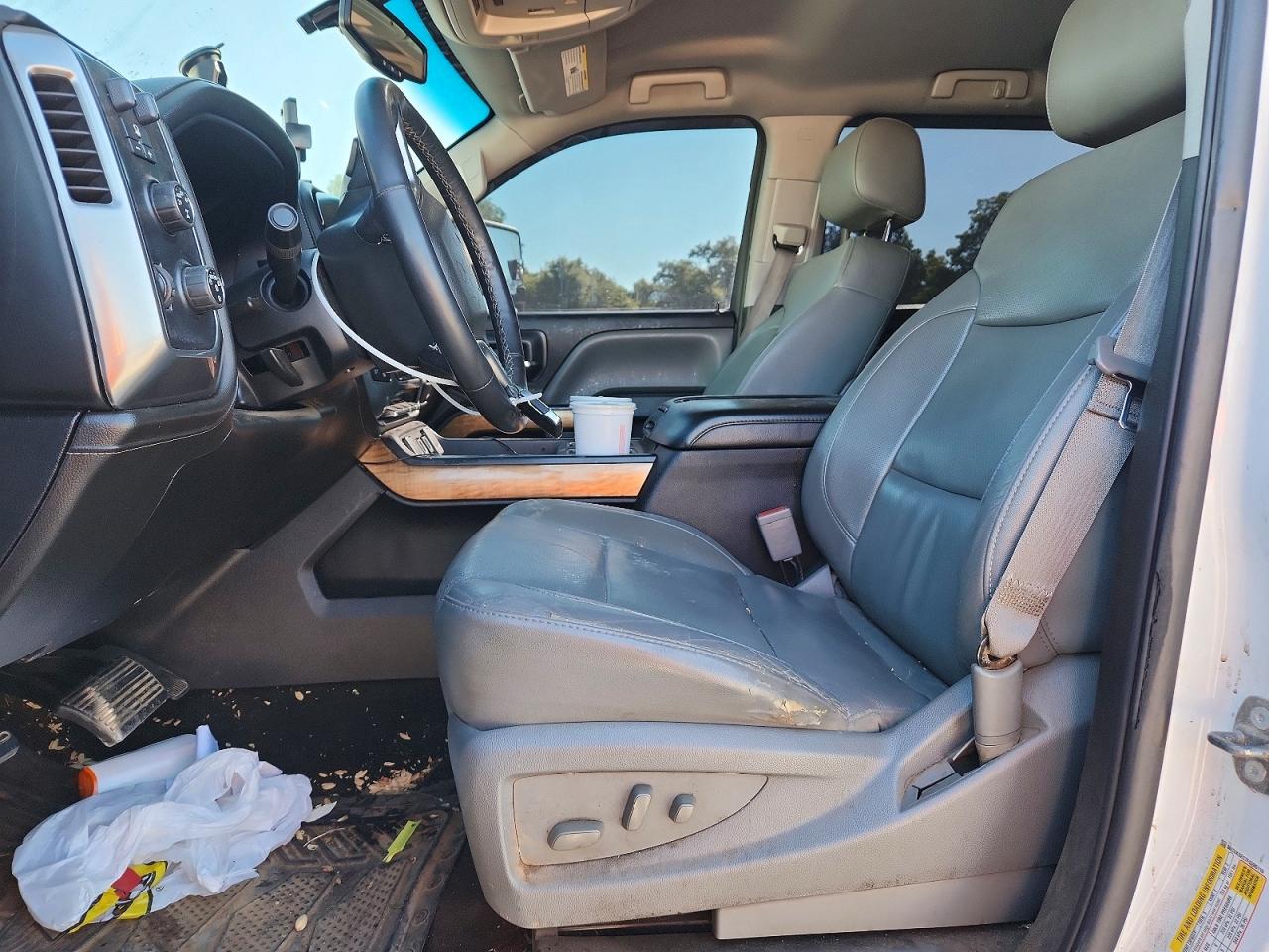 2015 Chevrolet Silverado K1500 Ltz White vin: 3GCUKSEC7FG285116
