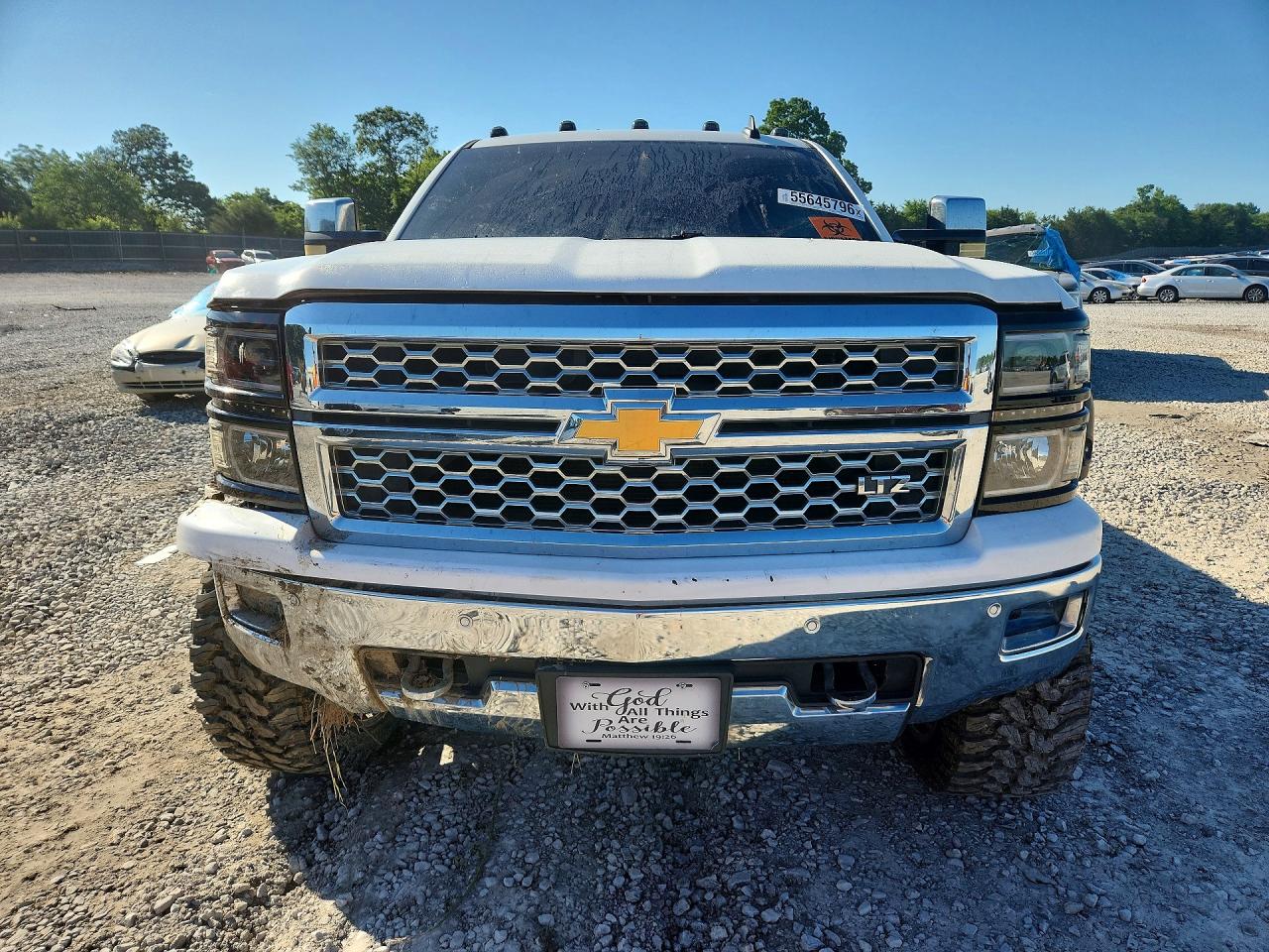 2015 Chevrolet Silverado K1500 Ltz White vin: 3GCUKSEC7FG285116