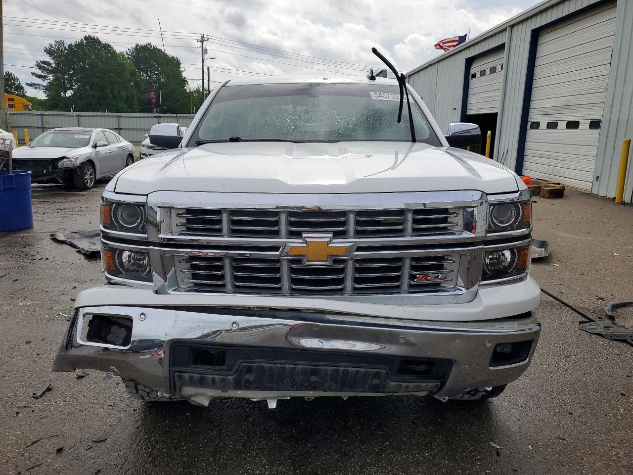 2015 Chevrolet Silverado K1500 Ltz White vin: 3GCUKSEC7FG393865