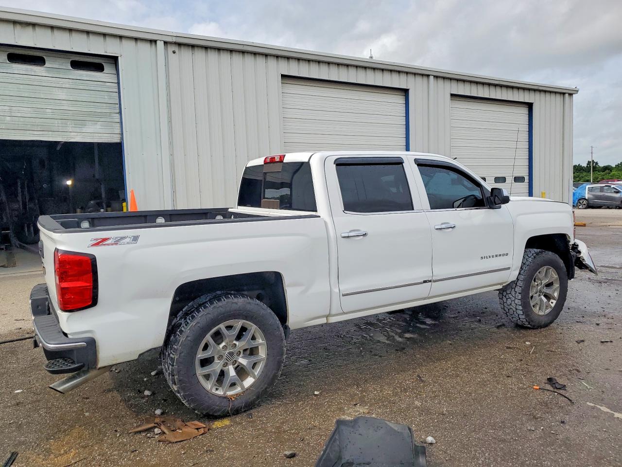 2015 Chevrolet Silverado K1500 Ltz White vin: 3GCUKSEC7FG393865