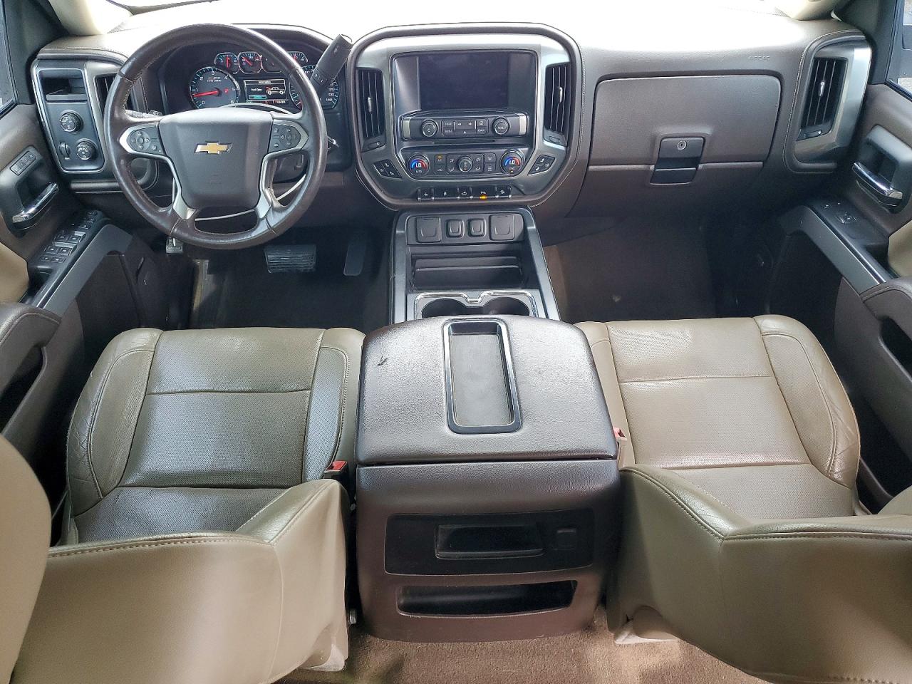 2015 Chevrolet Silverado K1500 Ltz White vin: 3GCUKSEC7FG393865