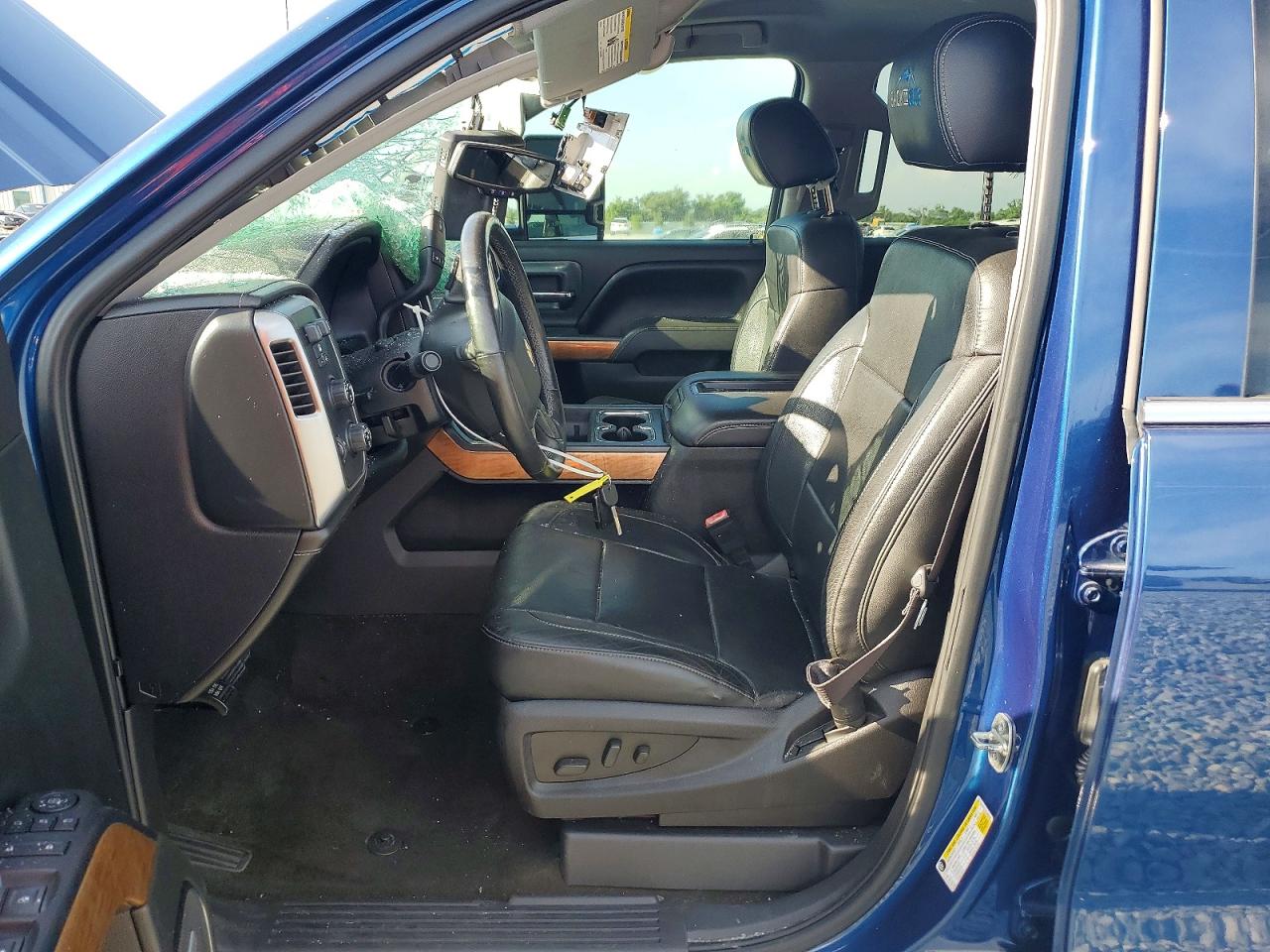 2015 Chevrolet Silverado K1500 Ltz Blue vin: 3GCUKSEC7FG408705