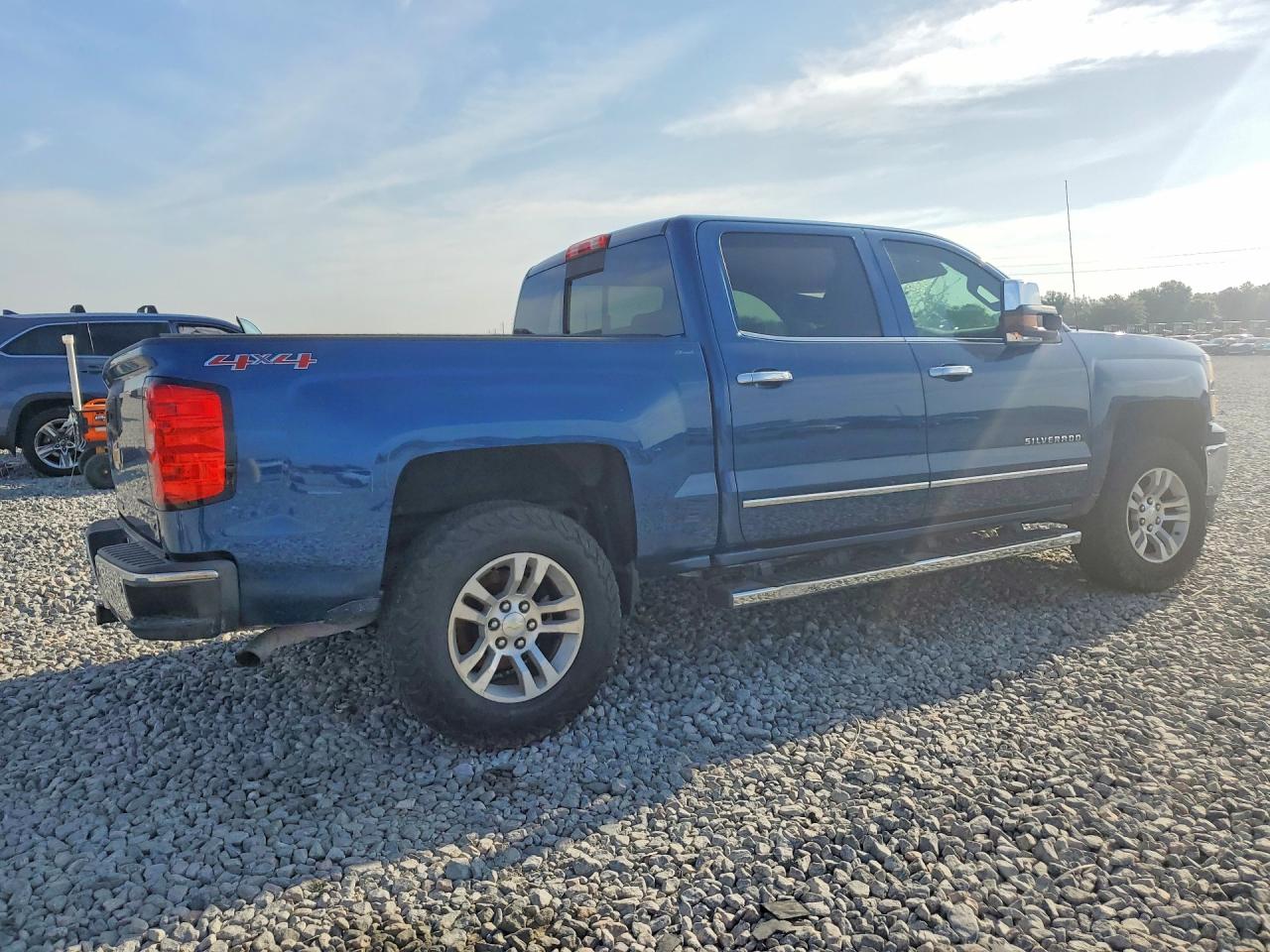 2015 Chevrolet Silverado K1500 Ltz Blue vin: 3GCUKSEC7FG408705