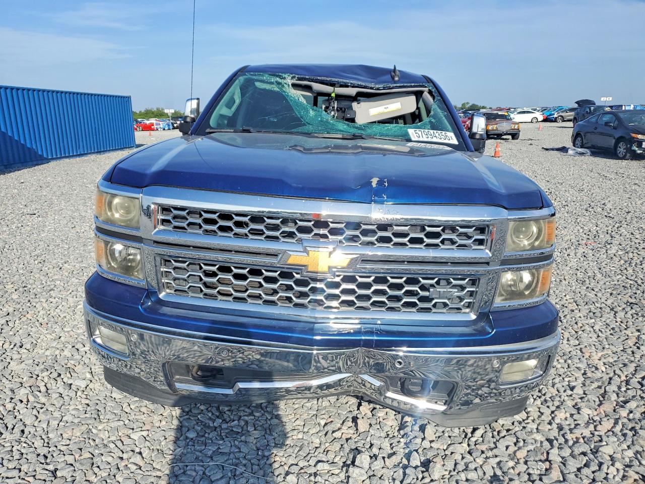 2015 Chevrolet Silverado K1500 Ltz Blue vin: 3GCUKSEC7FG408705