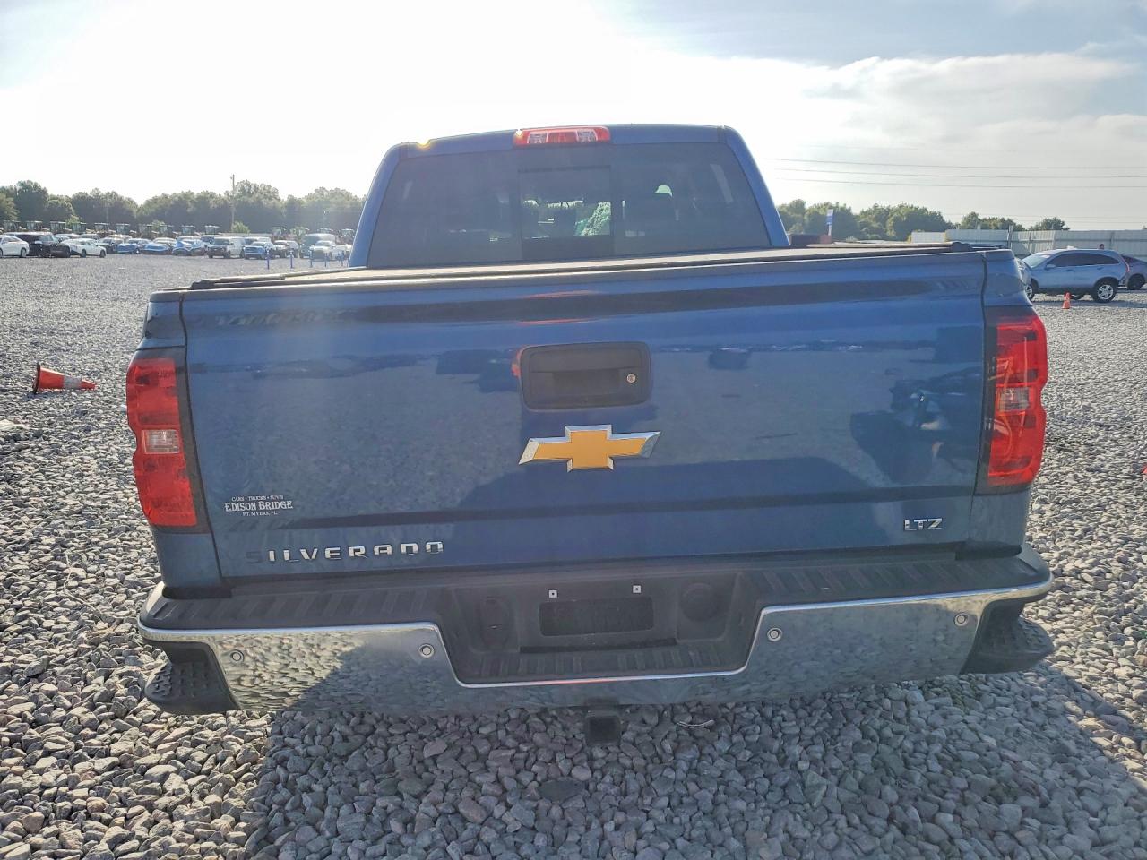 2015 Chevrolet Silverado K1500 Ltz Blue vin: 3GCUKSEC7FG408705