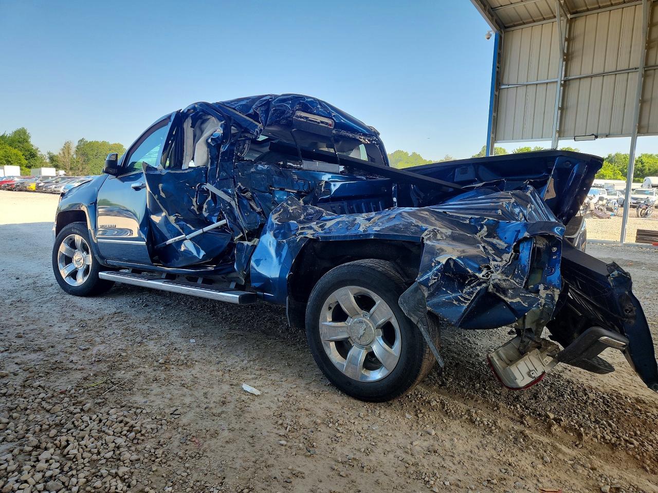 2017 Chevrolet Silverado K1500 Ltz Blue vin: 3GCUKSEC7HG410697
