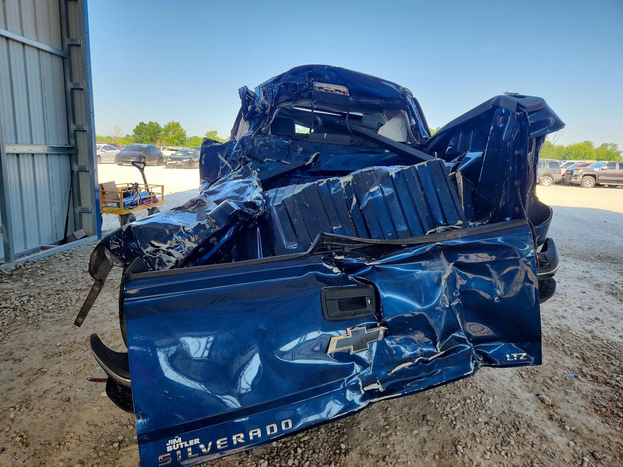 2017 Chevrolet Silverado K1500 Ltz Blue vin: 3GCUKSEC7HG410697