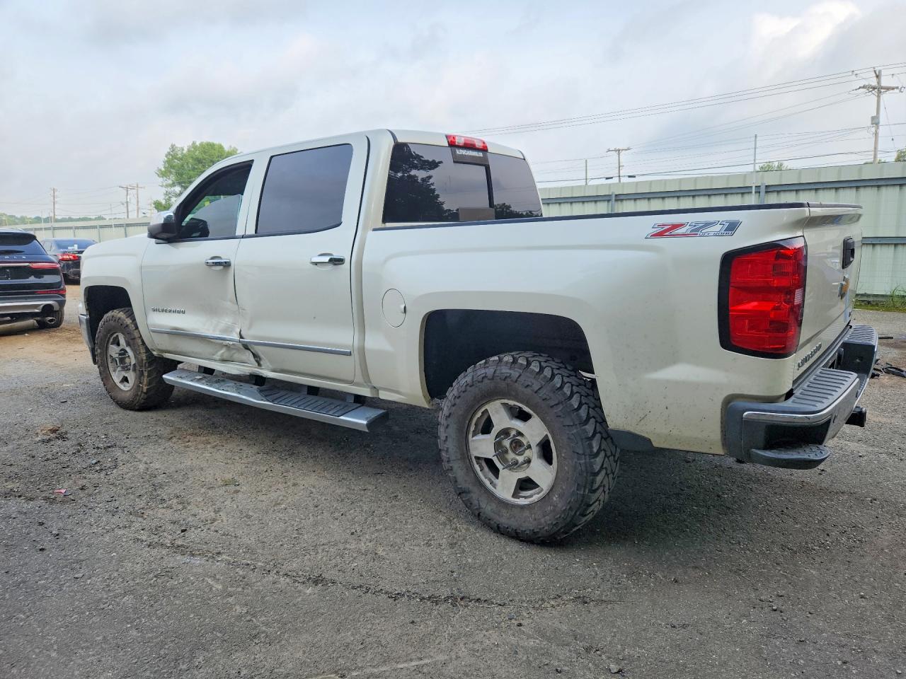 2014 Chevrolet Silverado K1500 Ltz White vin: 3GCUKSEC8EG151083