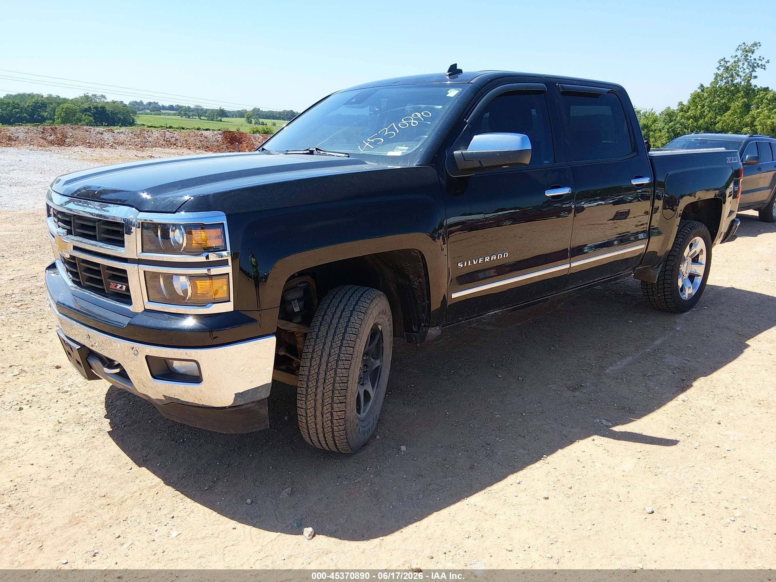 2014 Chevrolet Silverado 1500 Ltz Черный vin: 3GCUKSEC8EG220225