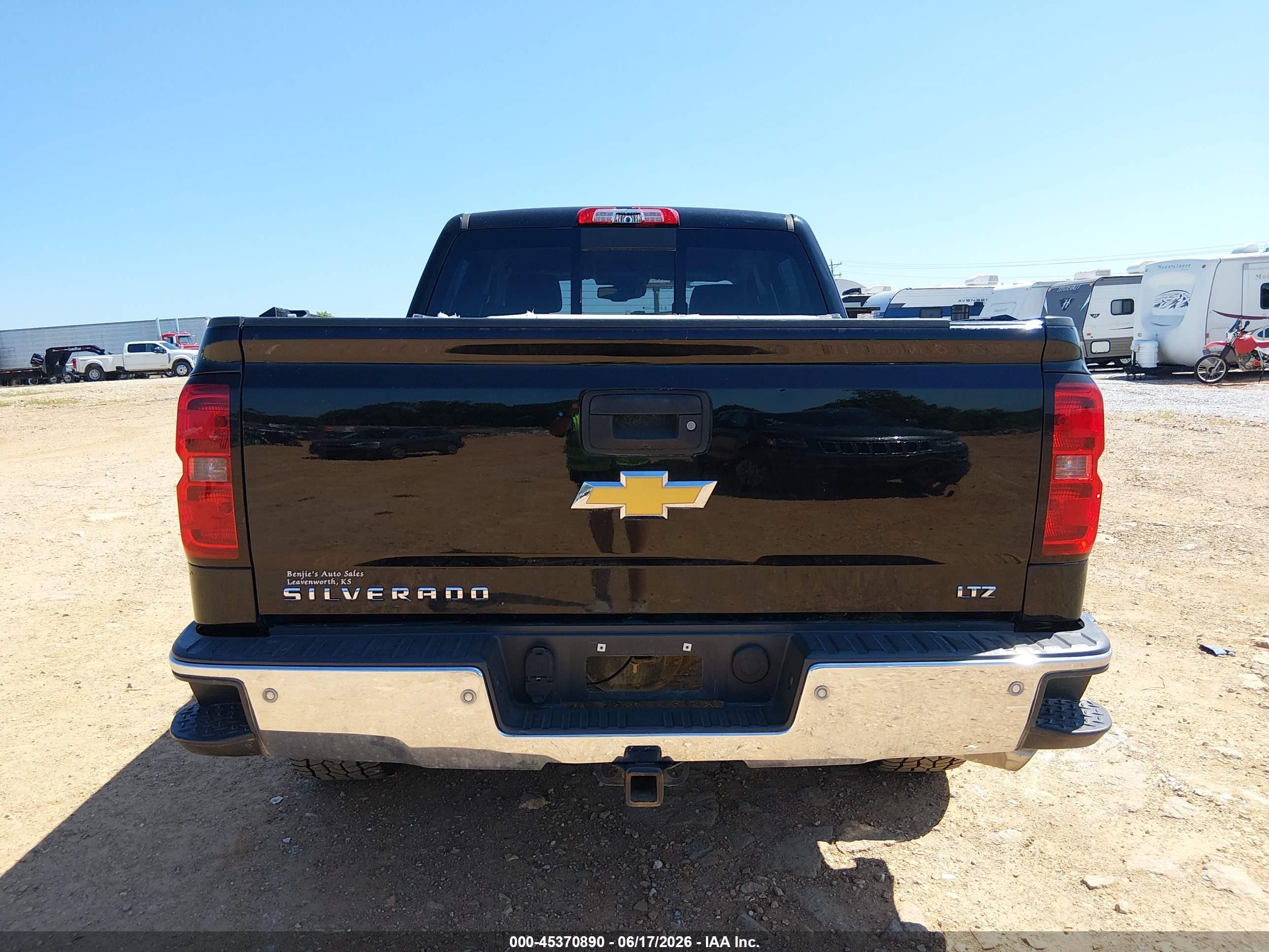 2014 Chevrolet Silverado 1500 Ltz Черный vin: 3GCUKSEC8EG220225