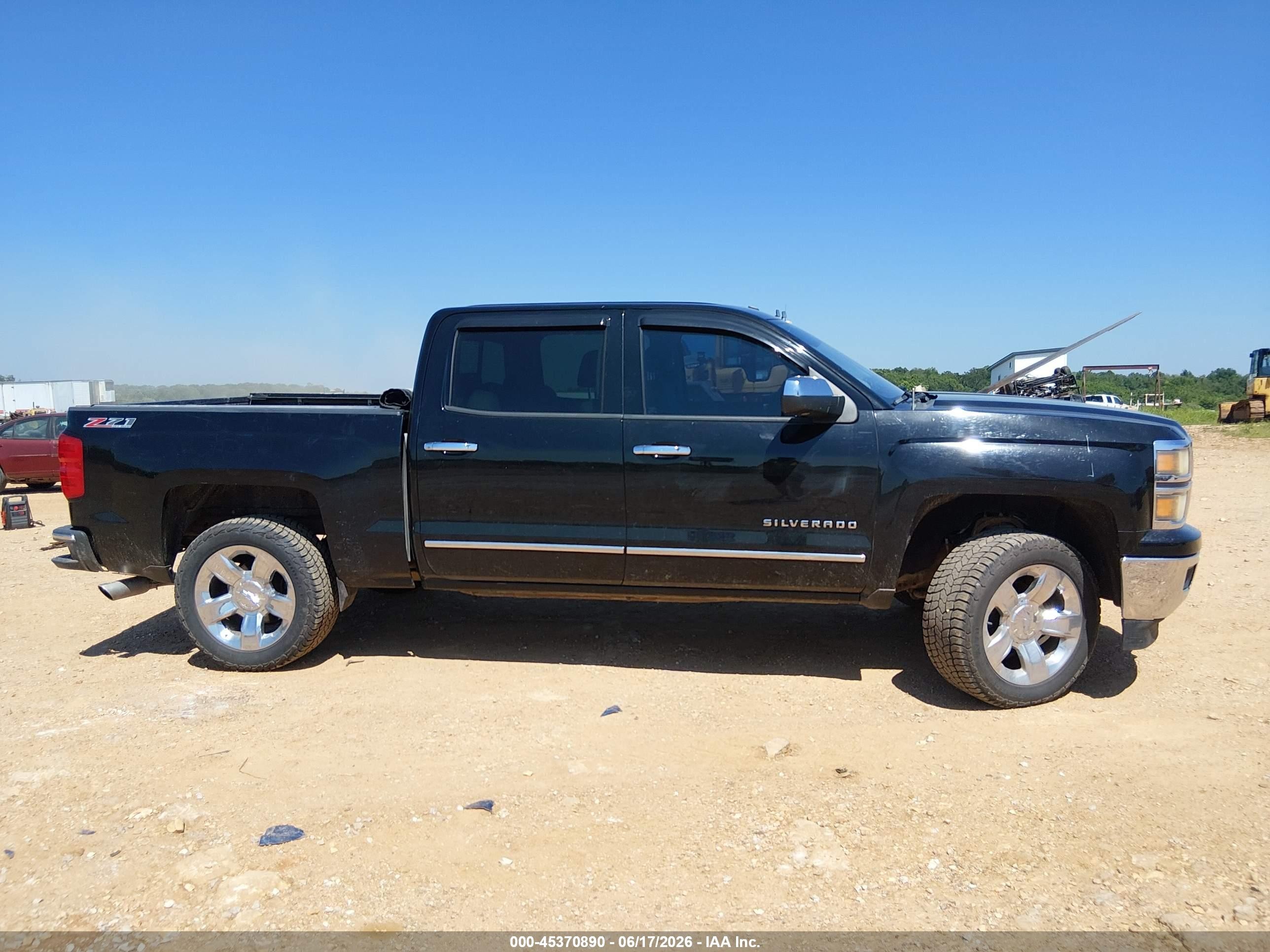 2014 Chevrolet Silverado 1500 Ltz Черный vin: 3GCUKSEC8EG220225
