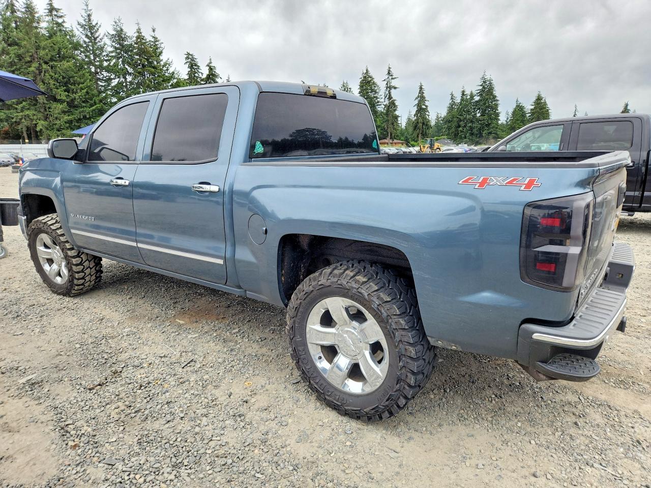 2014 Chevrolet Silverado K1500 Ltz Gray vin: 3GCUKSEC8EG308675