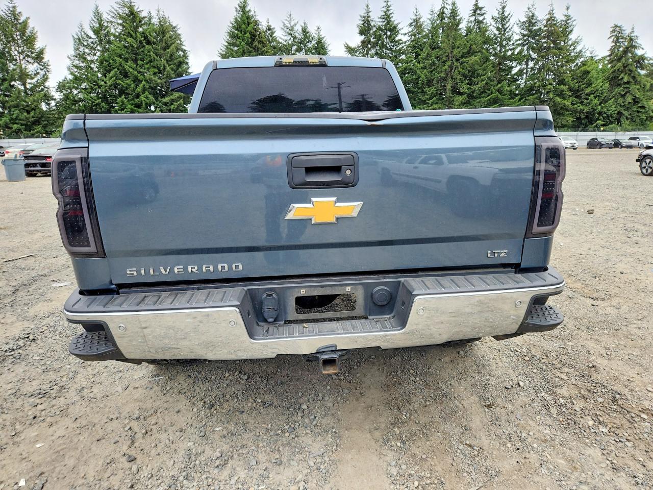 2014 Chevrolet Silverado K1500 Ltz Gray vin: 3GCUKSEC8EG308675