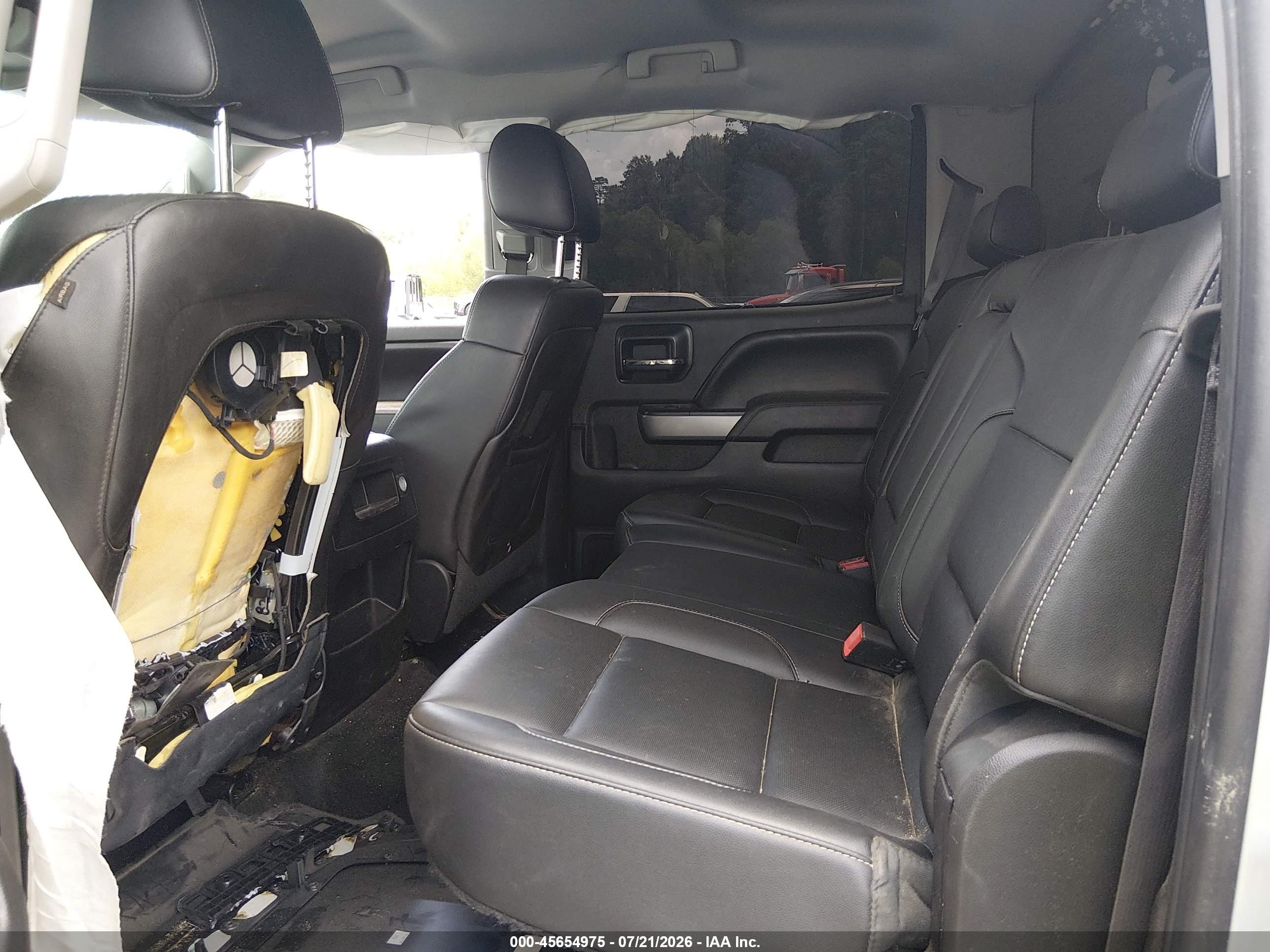 2014 Chevrolet Silverado 1500 Ltz Silver vin: 3GCUKSEC8EG377477