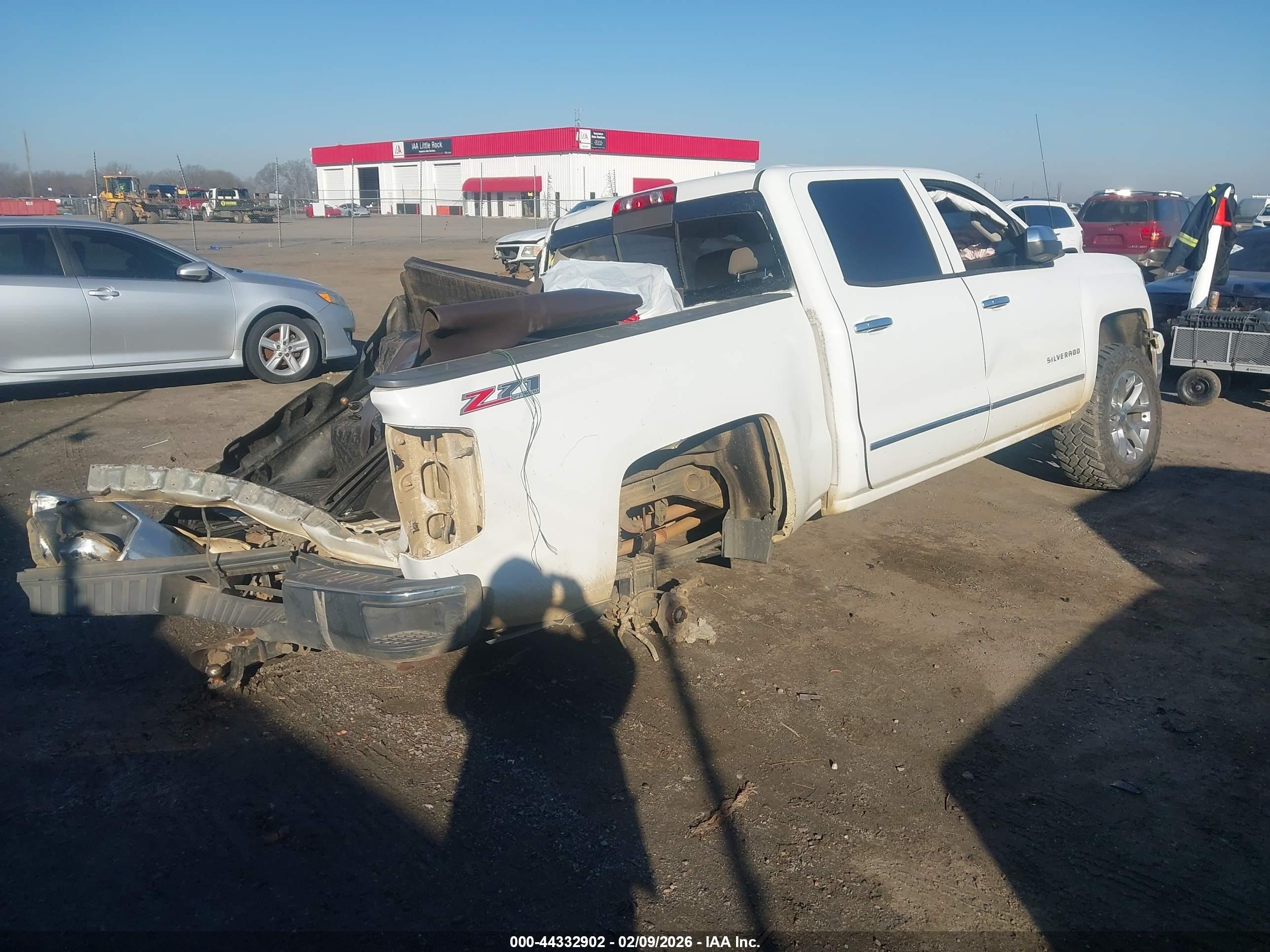 2014 Chevrolet Silverado 1500 2lz White vin: 3GCUKSEC8EG414771