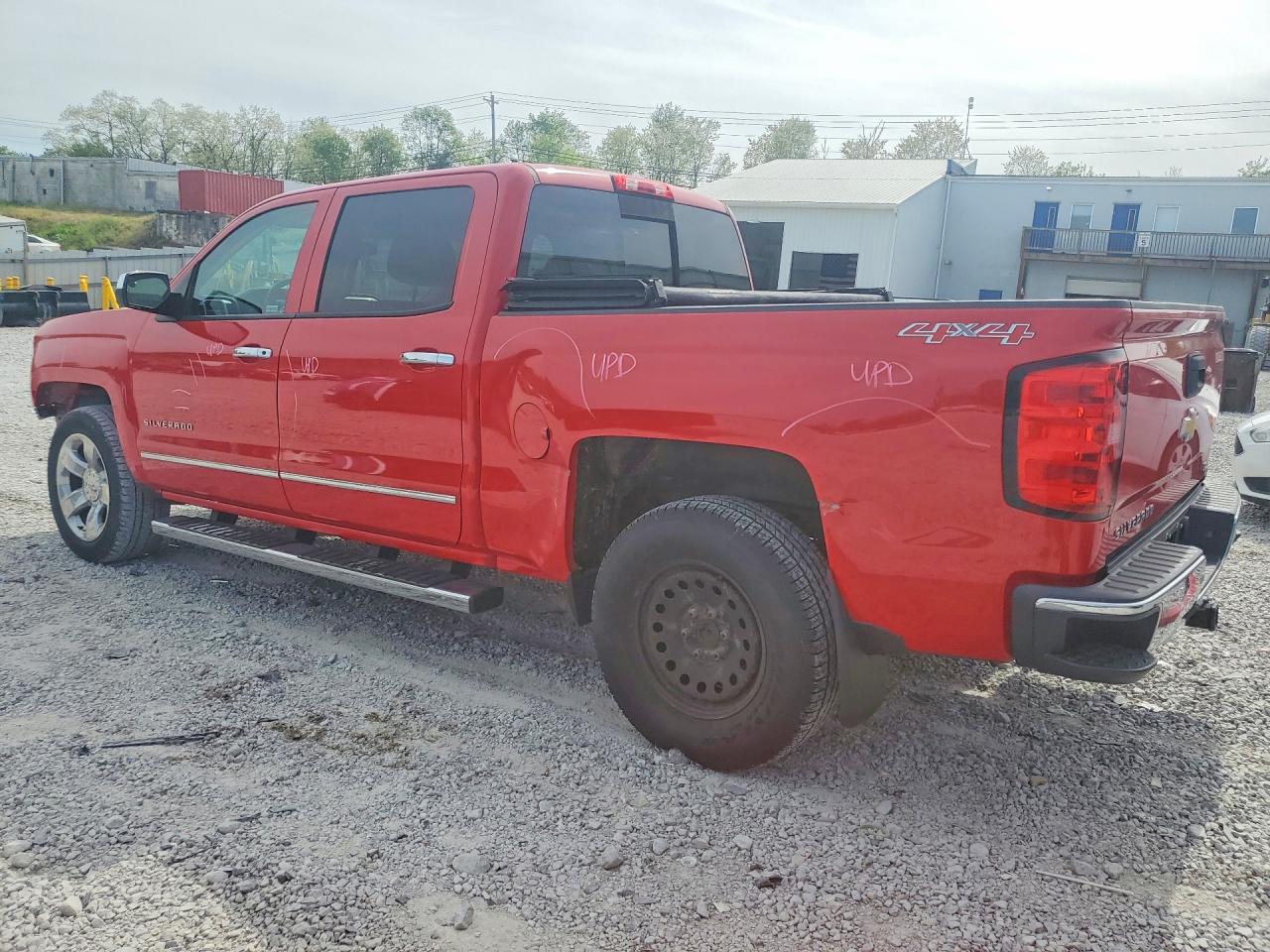 2014 Chevrolet Silverado K1500 Ltz Red vin: 3GCUKSEC8EG451092