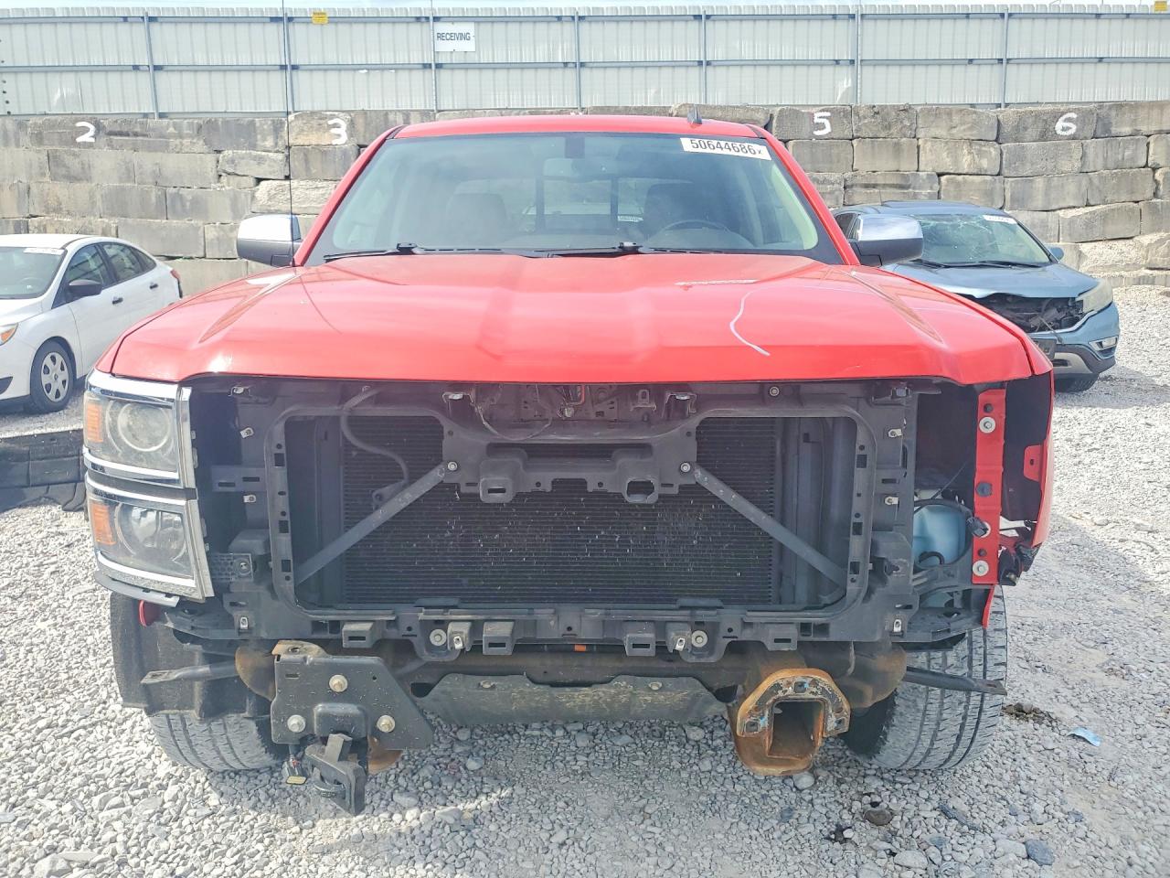2014 Chevrolet Silverado K1500 Ltz Red vin: 3GCUKSEC8EG451092