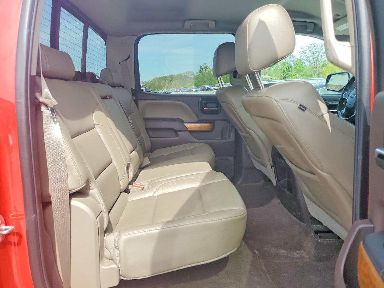 2014 Chevrolet Silverado K1500 Ltz Red vin: 3GCUKSEC8EG451092