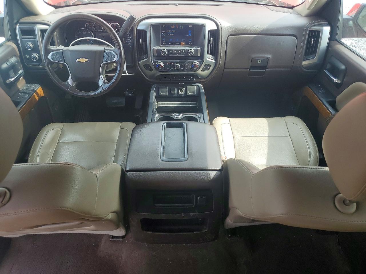 2014 Chevrolet Silverado K1500 Ltz Red vin: 3GCUKSEC8EG451092