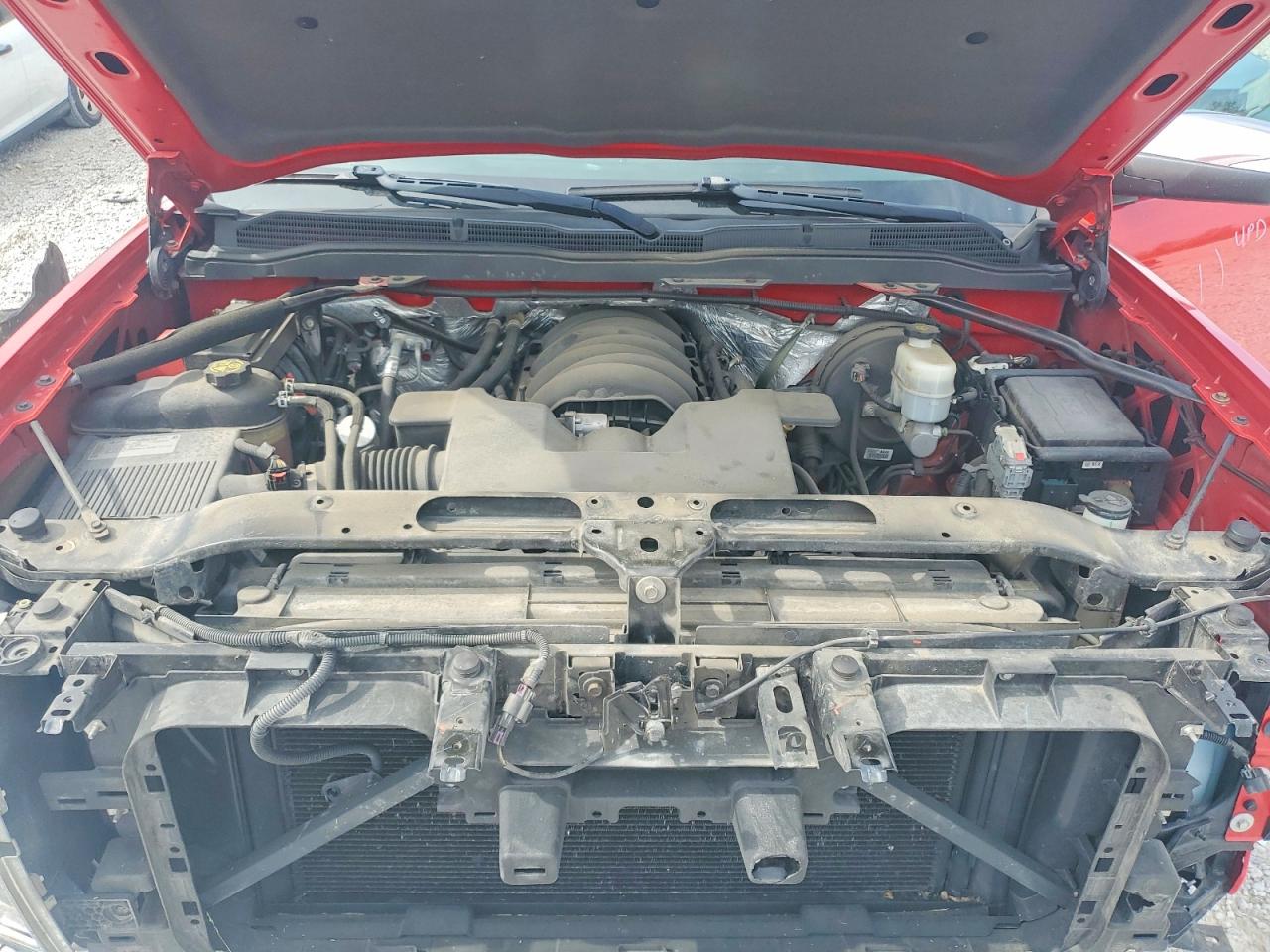 2014 Chevrolet Silverado K1500 Ltz Red vin: 3GCUKSEC8EG451092