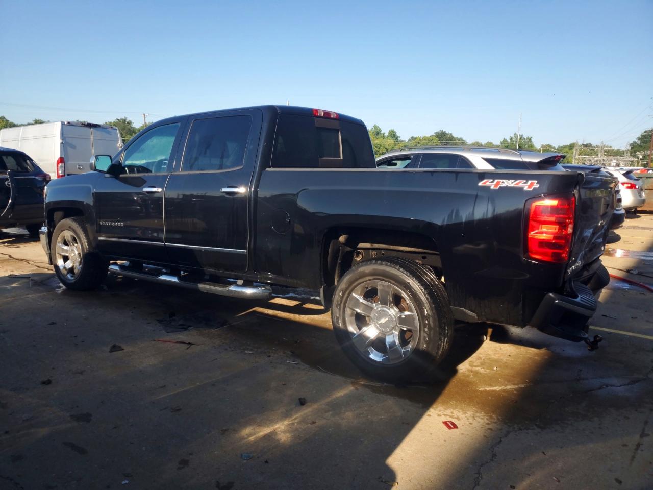 2014 Chevrolet Silverado K1500 Ltz Black vin: 3GCUKSEC8EG497540