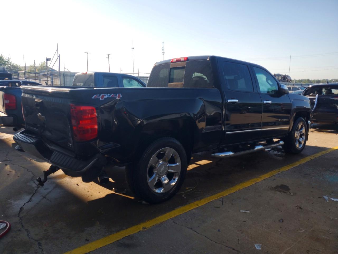 2014 Chevrolet Silverado K1500 Ltz Black vin: 3GCUKSEC8EG497540