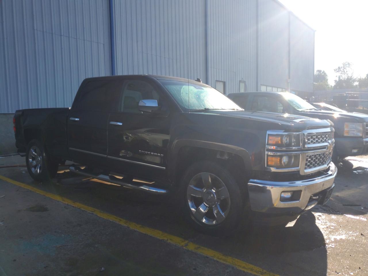 2014 Chevrolet Silverado K1500 Ltz Black vin: 3GCUKSEC8EG497540