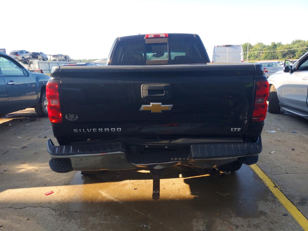 2014 Chevrolet Silverado K1500 Ltz Black vin: 3GCUKSEC8EG497540