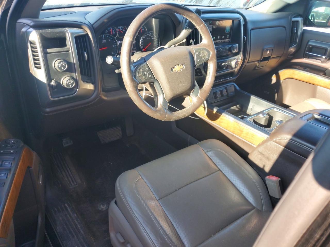 2014 Chevrolet Silverado K1500 Ltz Black vin: 3GCUKSEC8EG497540