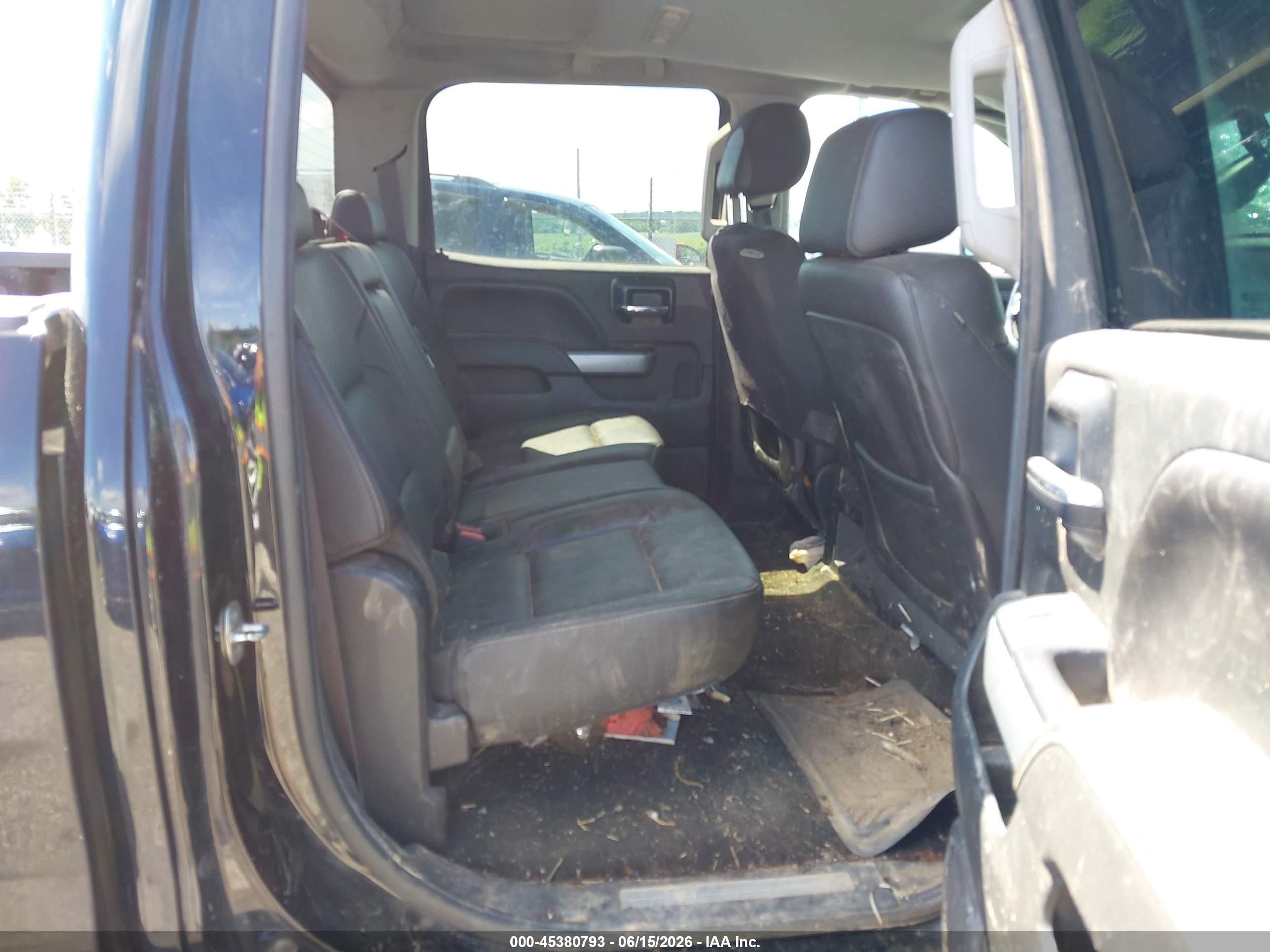 2014 Chevrolet Silverado 1500 2lz/ltz Черный vin: 3GCUKSEC8EG502638