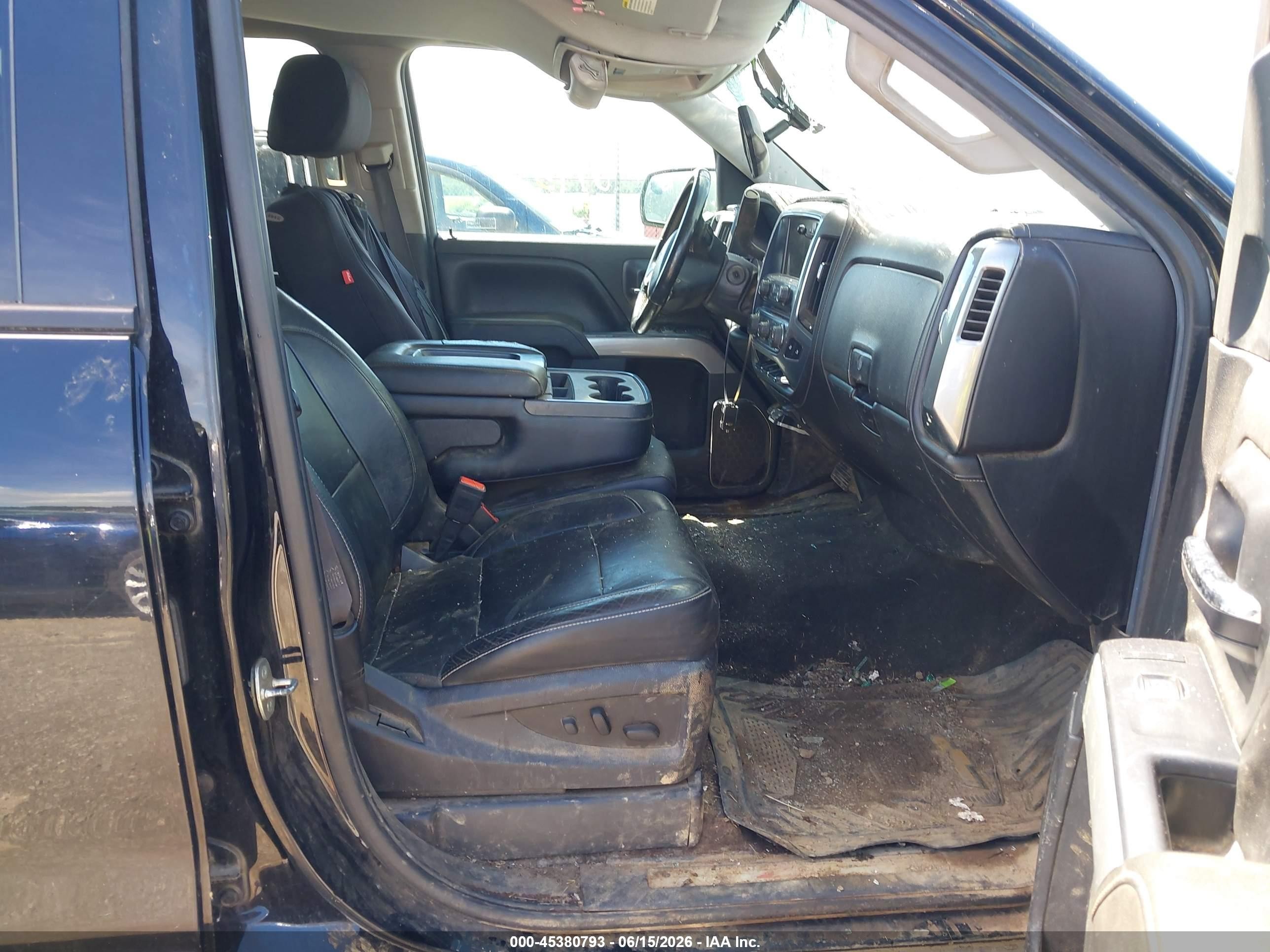 2014 Chevrolet Silverado 1500 2lz/ltz Черный vin: 3GCUKSEC8EG502638