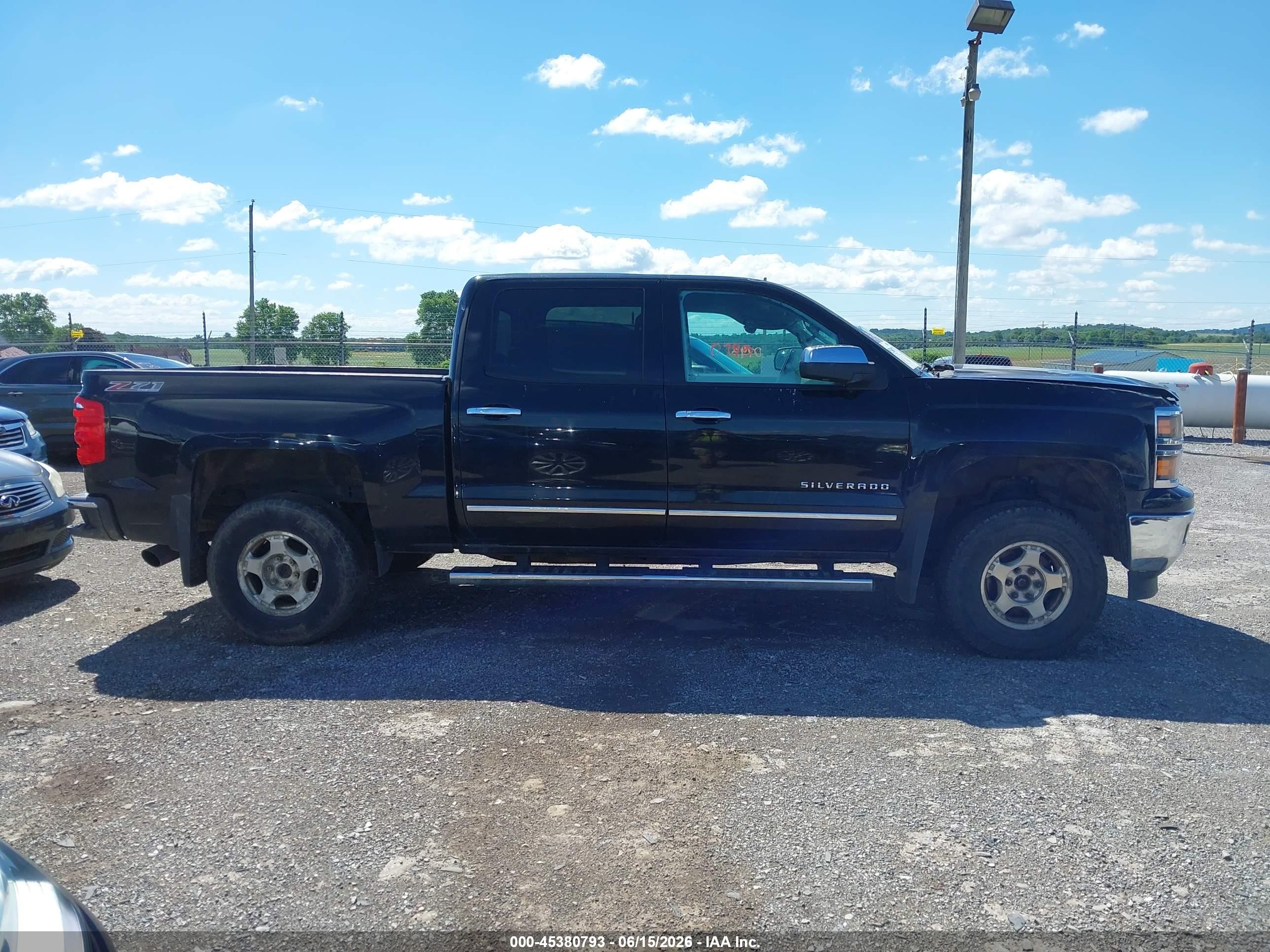 2014 Chevrolet Silverado 1500 2lz/ltz Черный vin: 3GCUKSEC8EG502638