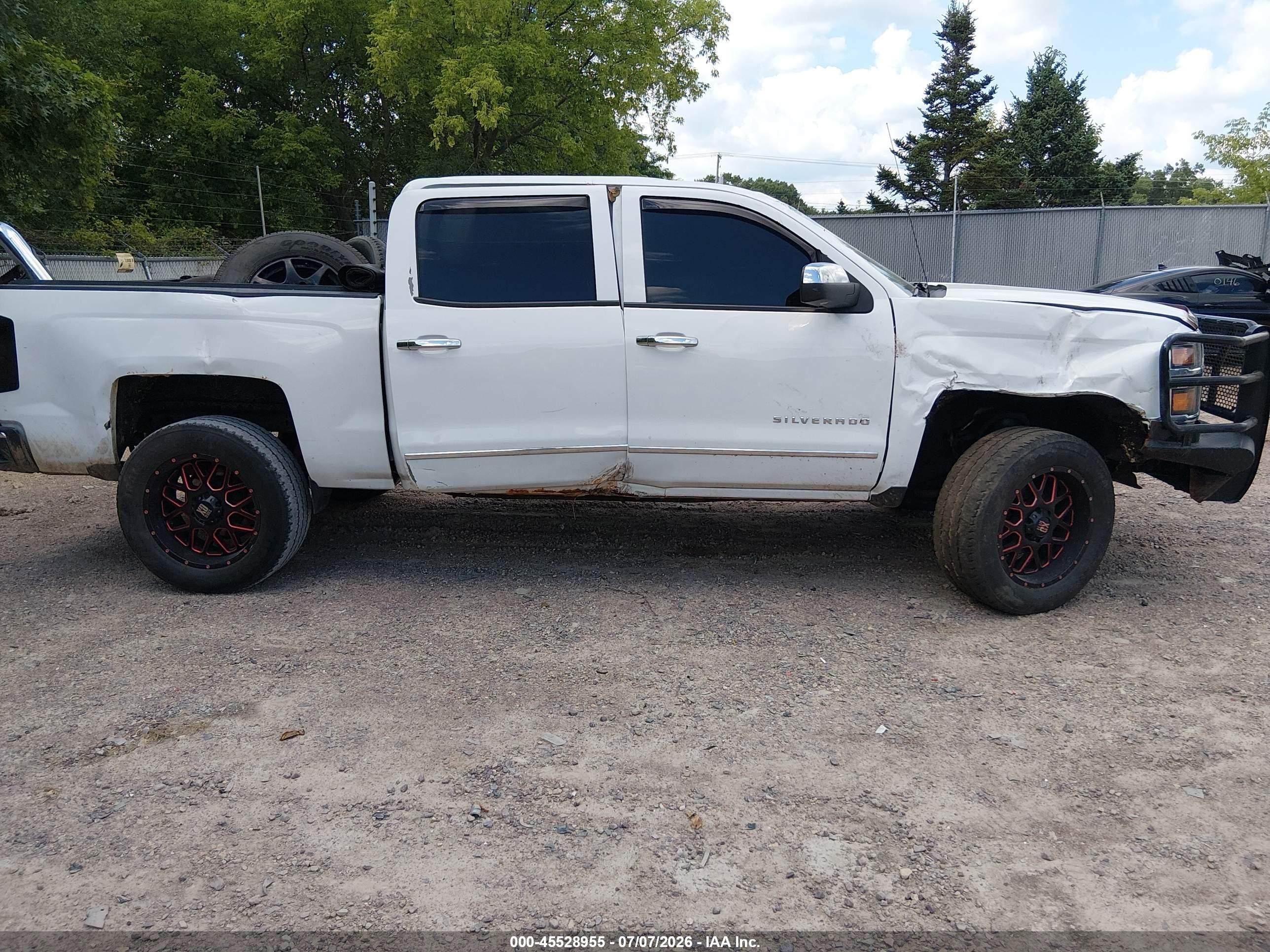 2014 Chevrolet Silverado 1500 Ltz Белый vin: 3GCUKSEC8EG555405