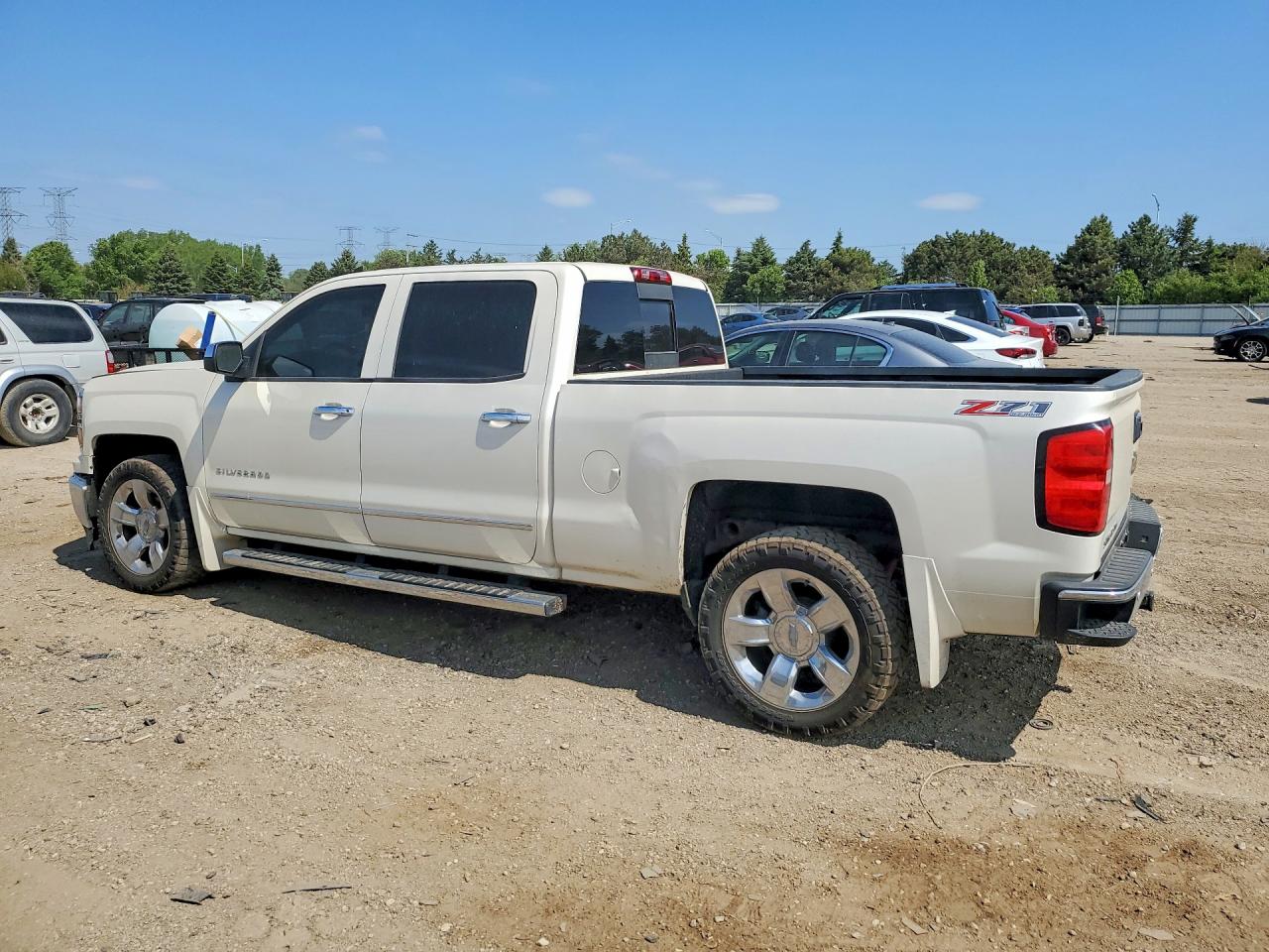 2014 Chevrolet Silverado K1500 Ltz Beige vin: 3GCUKSEC8EG563911