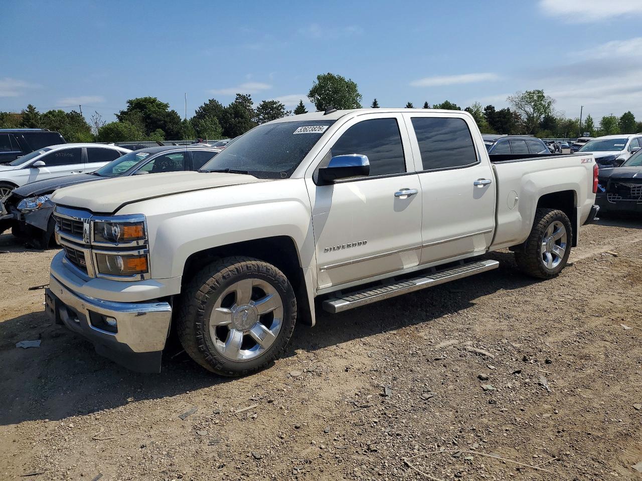 2014 Chevrolet Silverado K1500 Ltz Beige vin: 3GCUKSEC8EG563911
